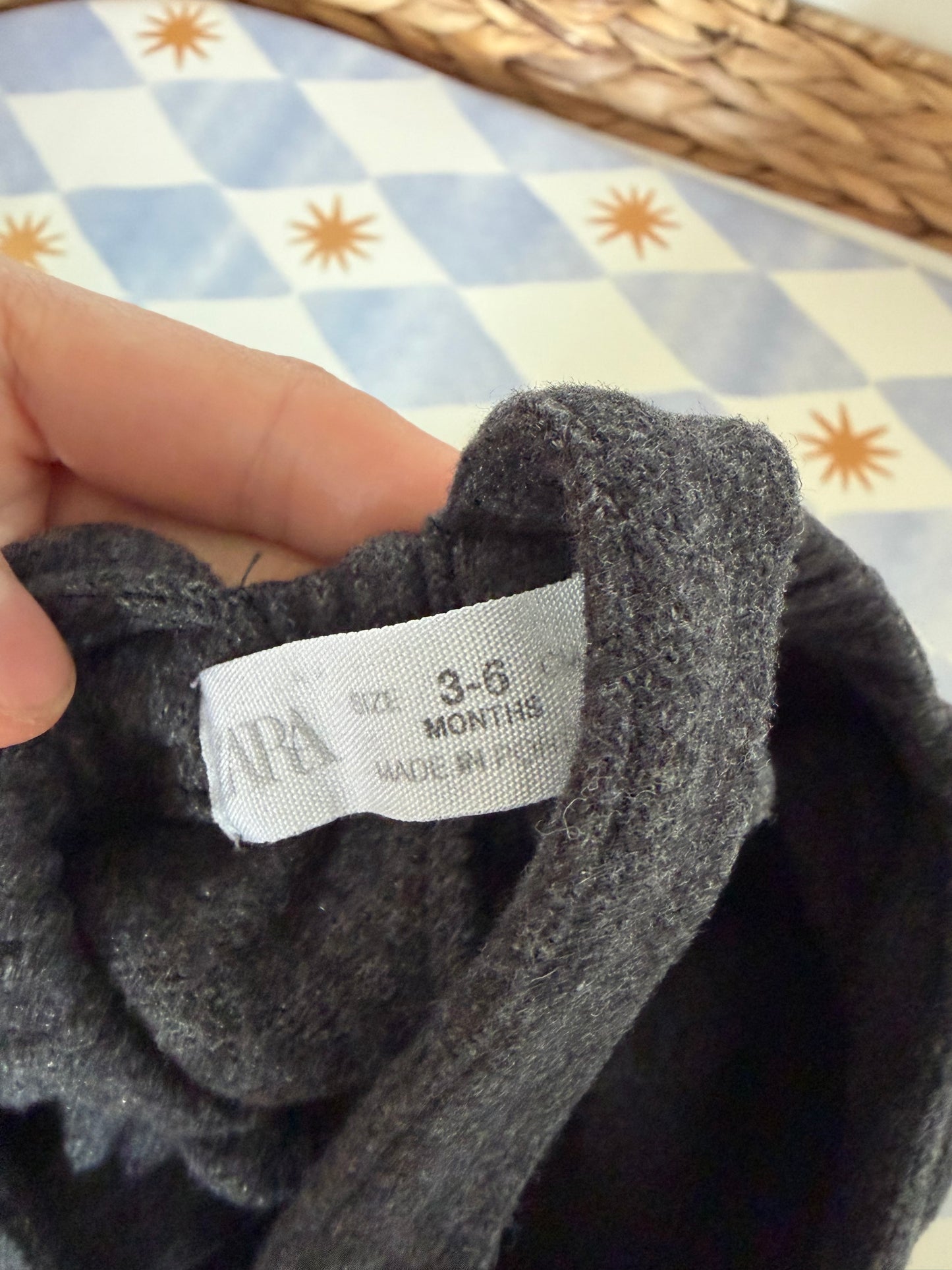 Zara Stretchy Dungarees 3-6 Months