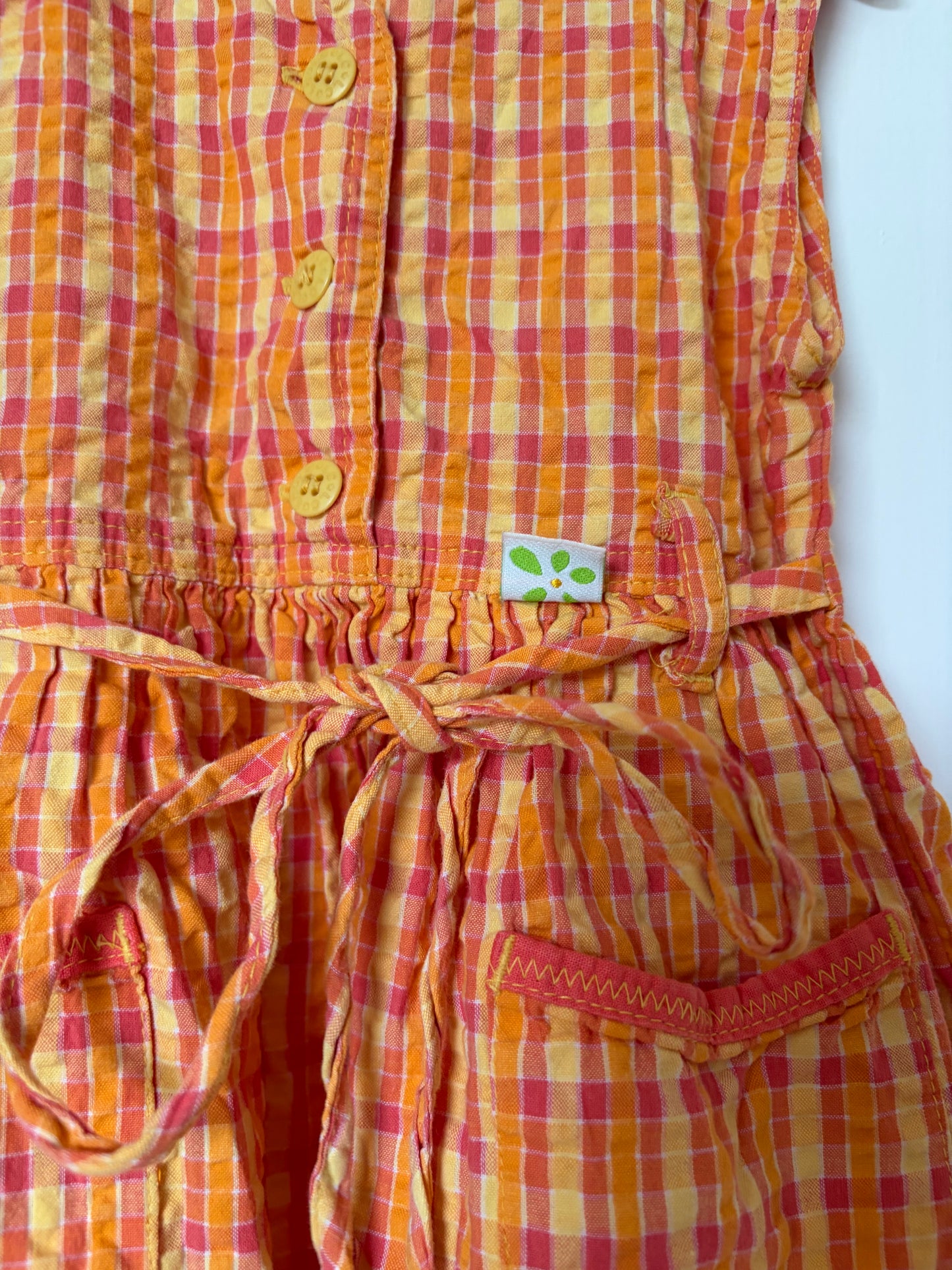 Vintage Plaid Summer Dress 3 Years