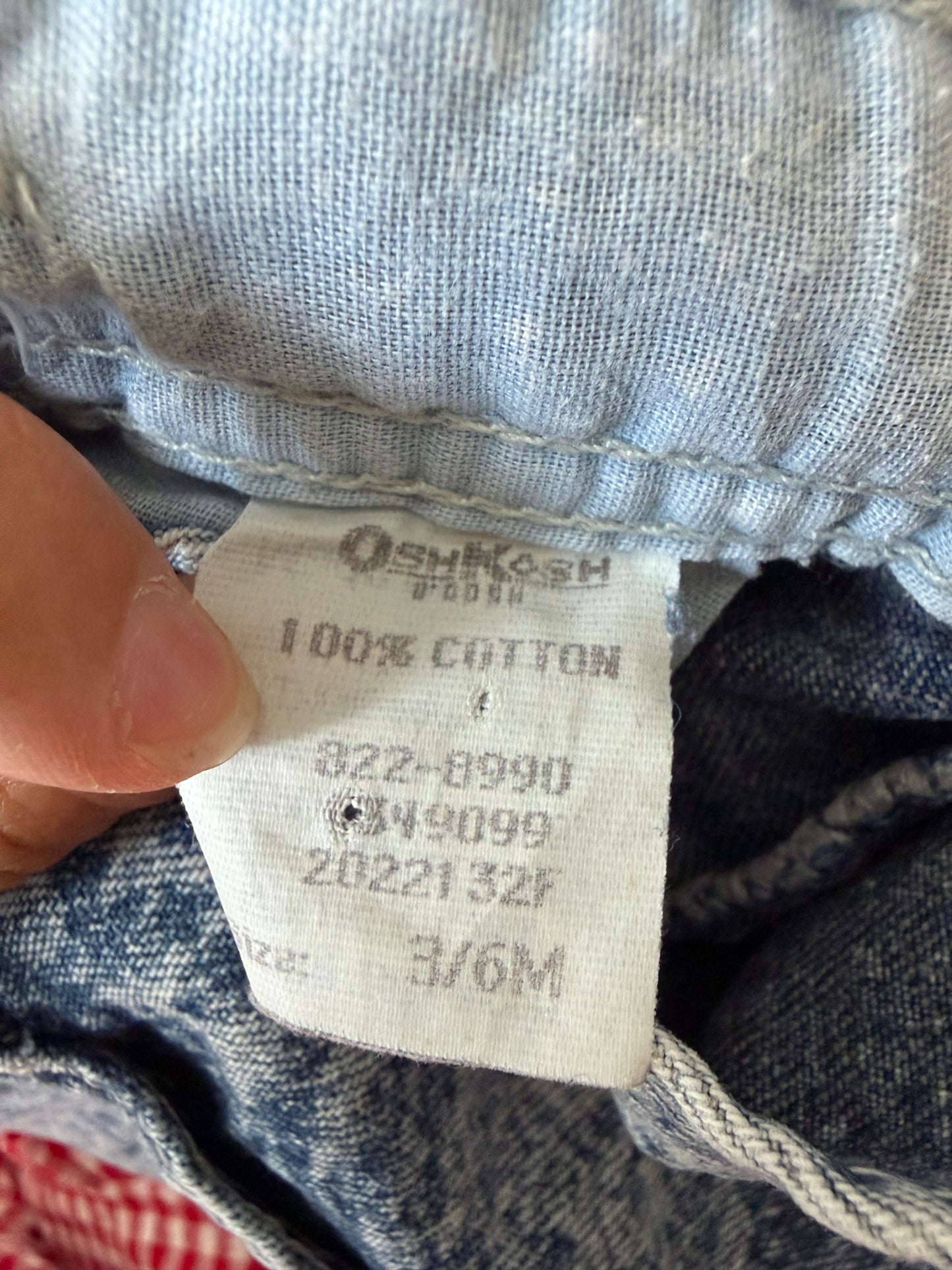 Vintage Oshkosh Acid Wash 3-6 Months