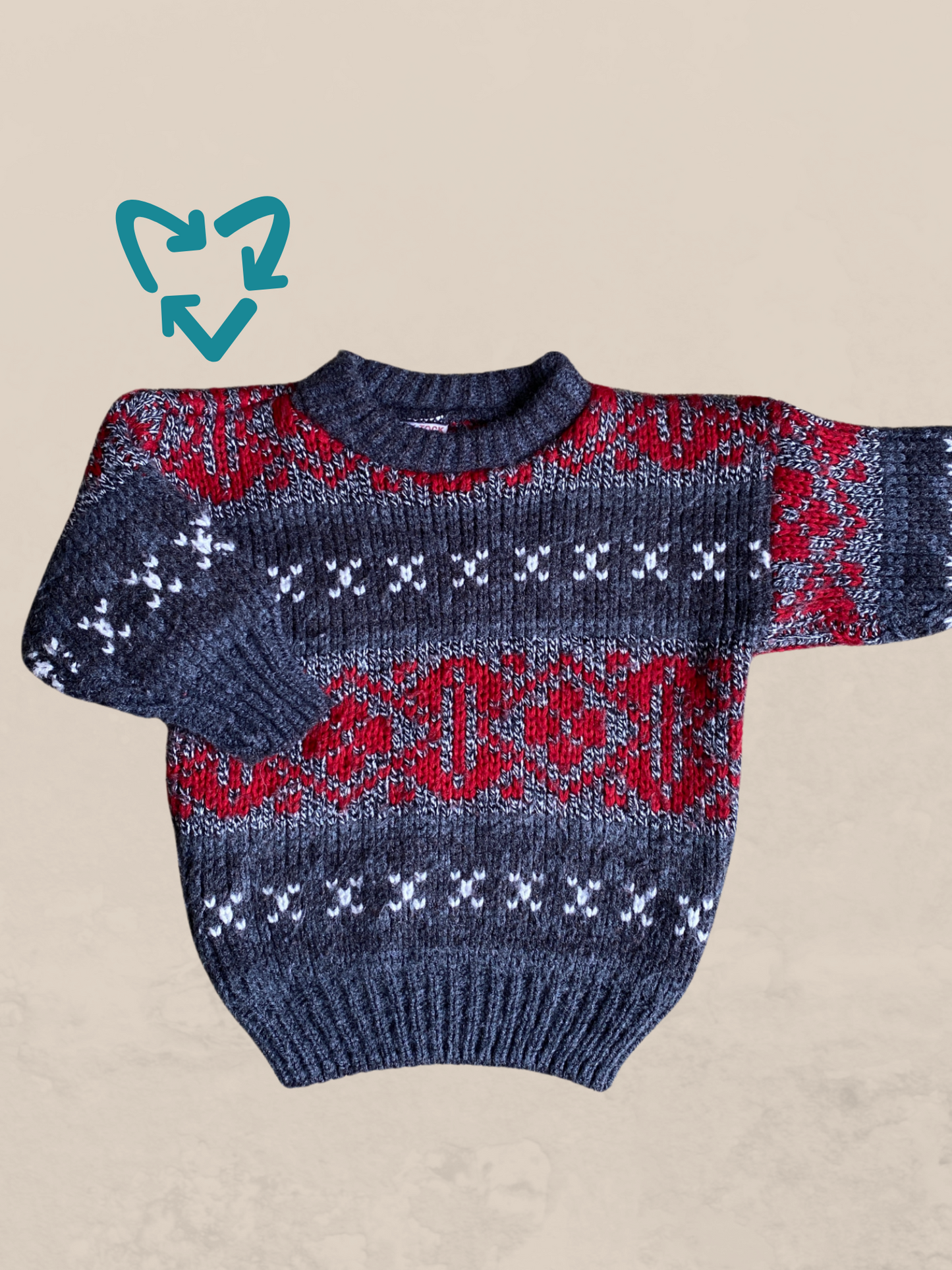 Vintage Knitted Jumper 12-18 Months