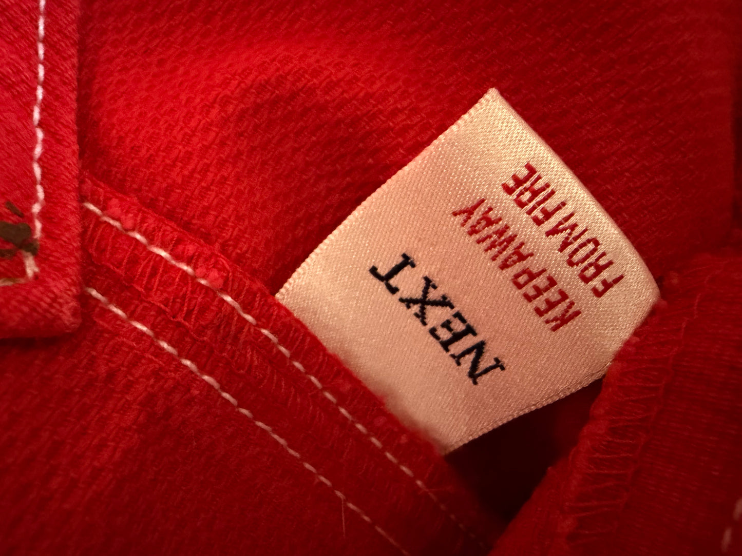 Vintage Wide Leg Red Shortalls 18-24 Months