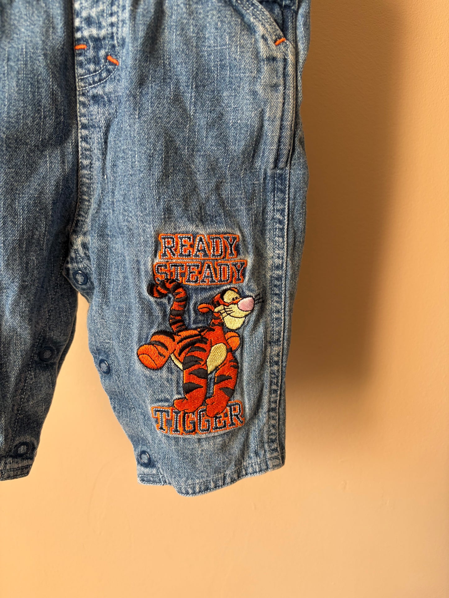 Vintage Tigger Dungarees 3-6 Months