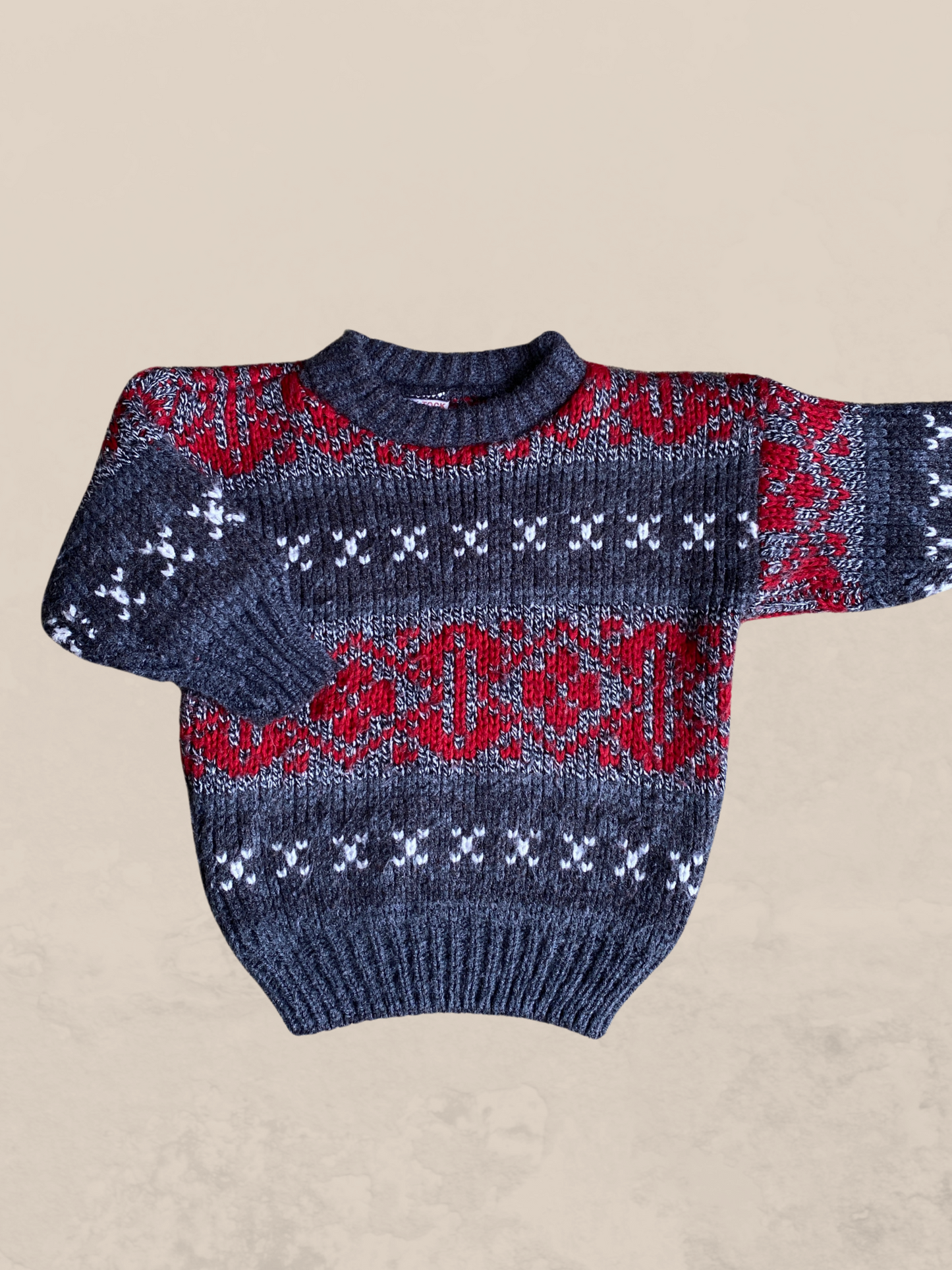 Vintage Knitted Jumper 12-18 Months