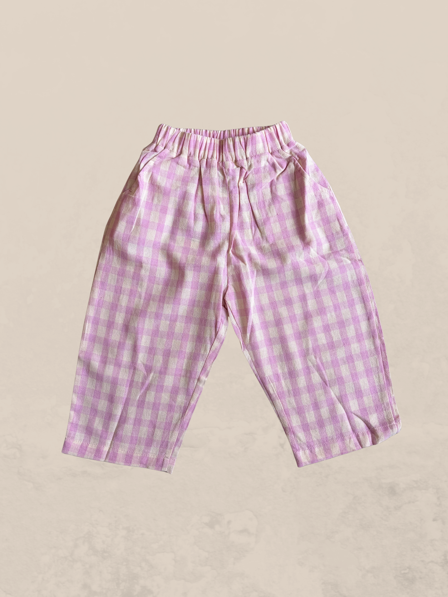Summer Gingham Trousers
