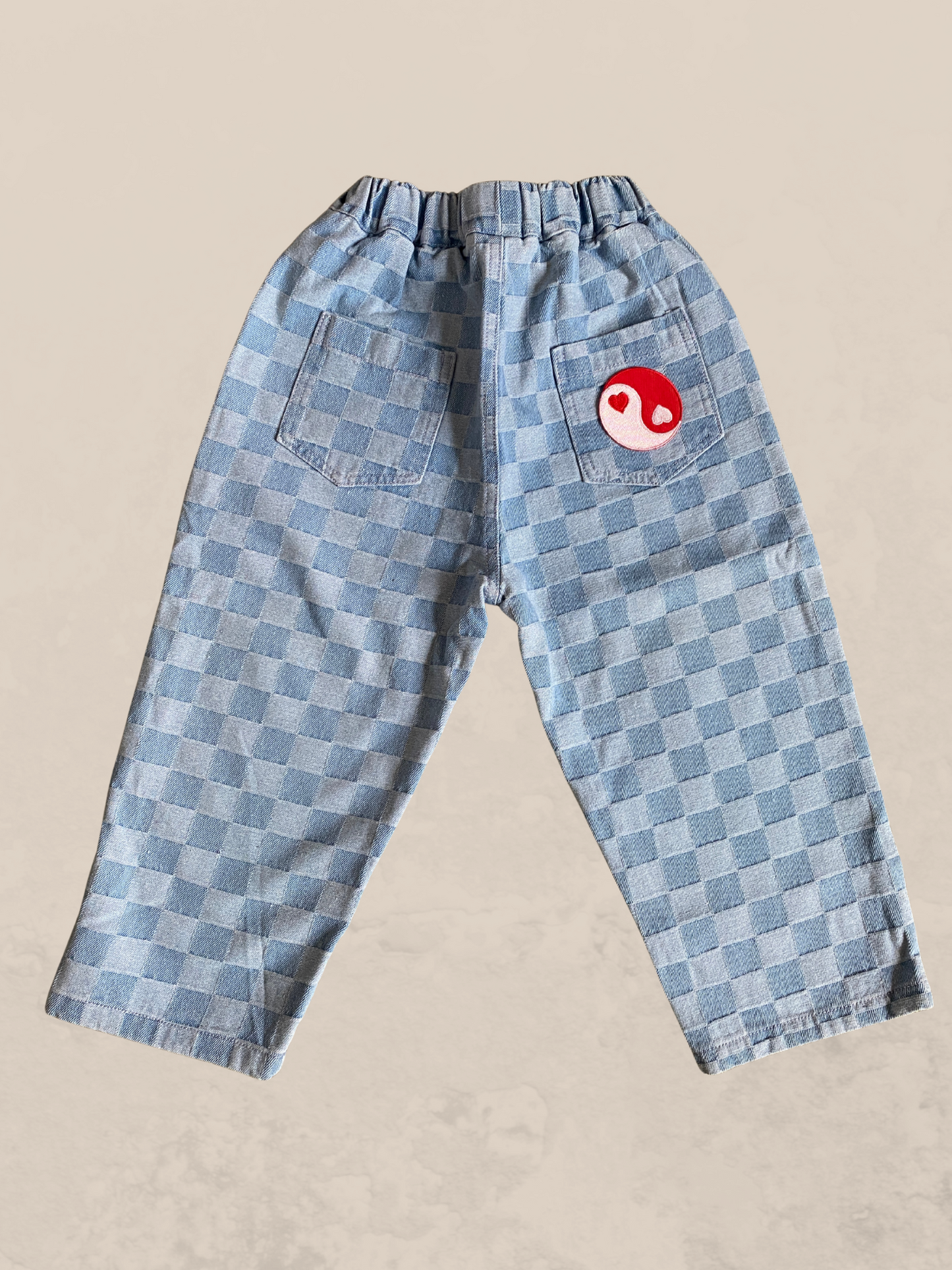 Yin Yang Jeans (Checkerboard/Striped)
