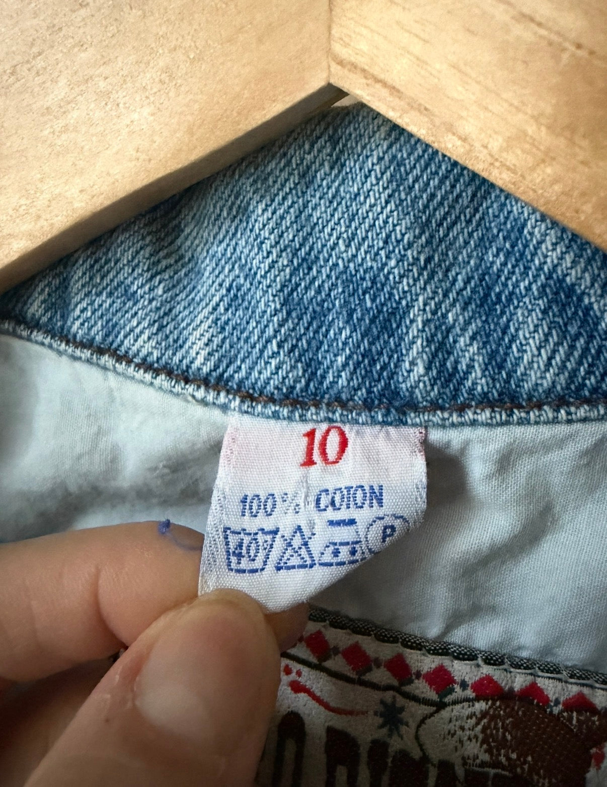 Rare Vintage Euro Disney Denim Jacket - 10-12 Years