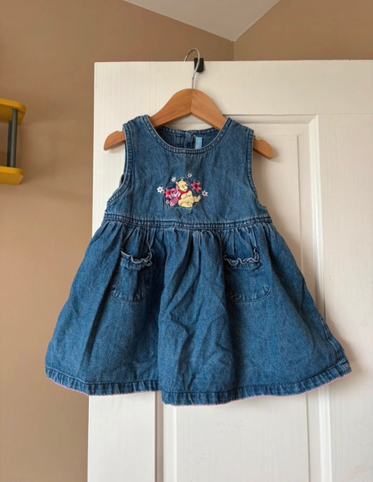 Vintage St Bernard’s Winnie the Pooh Dress 6-9 Months