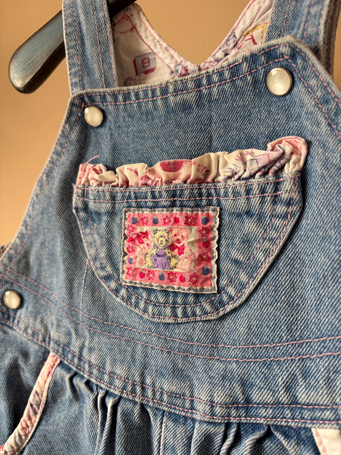 Vintage Ladybird Dungarees 6-12 Months