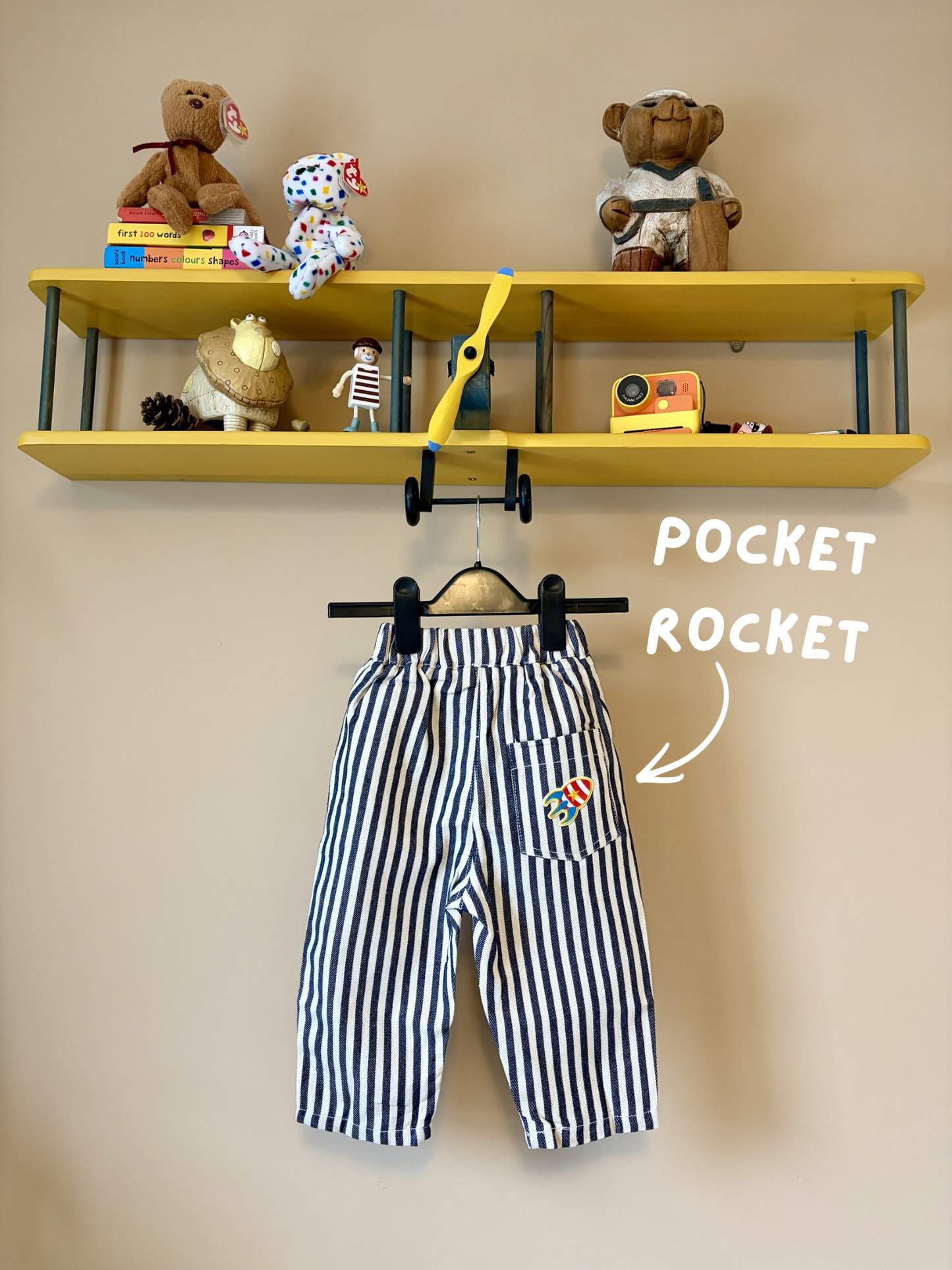 Striped Wide Leg Trousers