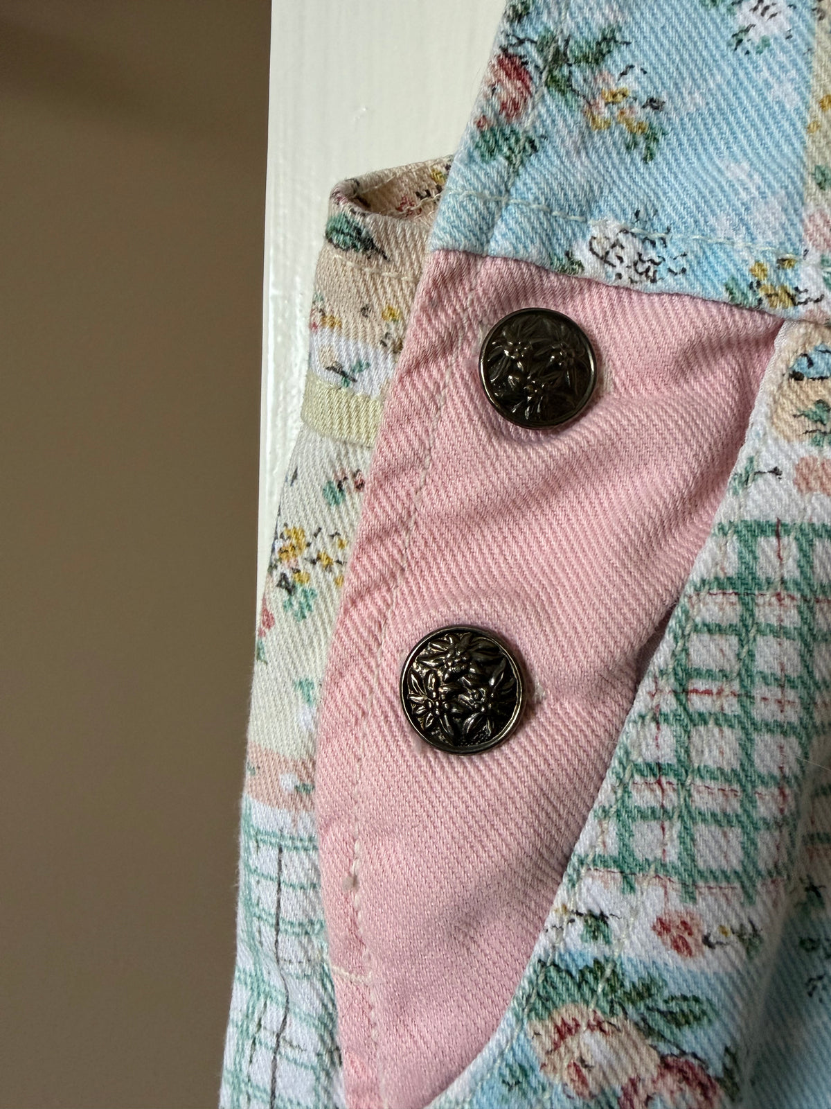 Vintage Patchwork Shortalls