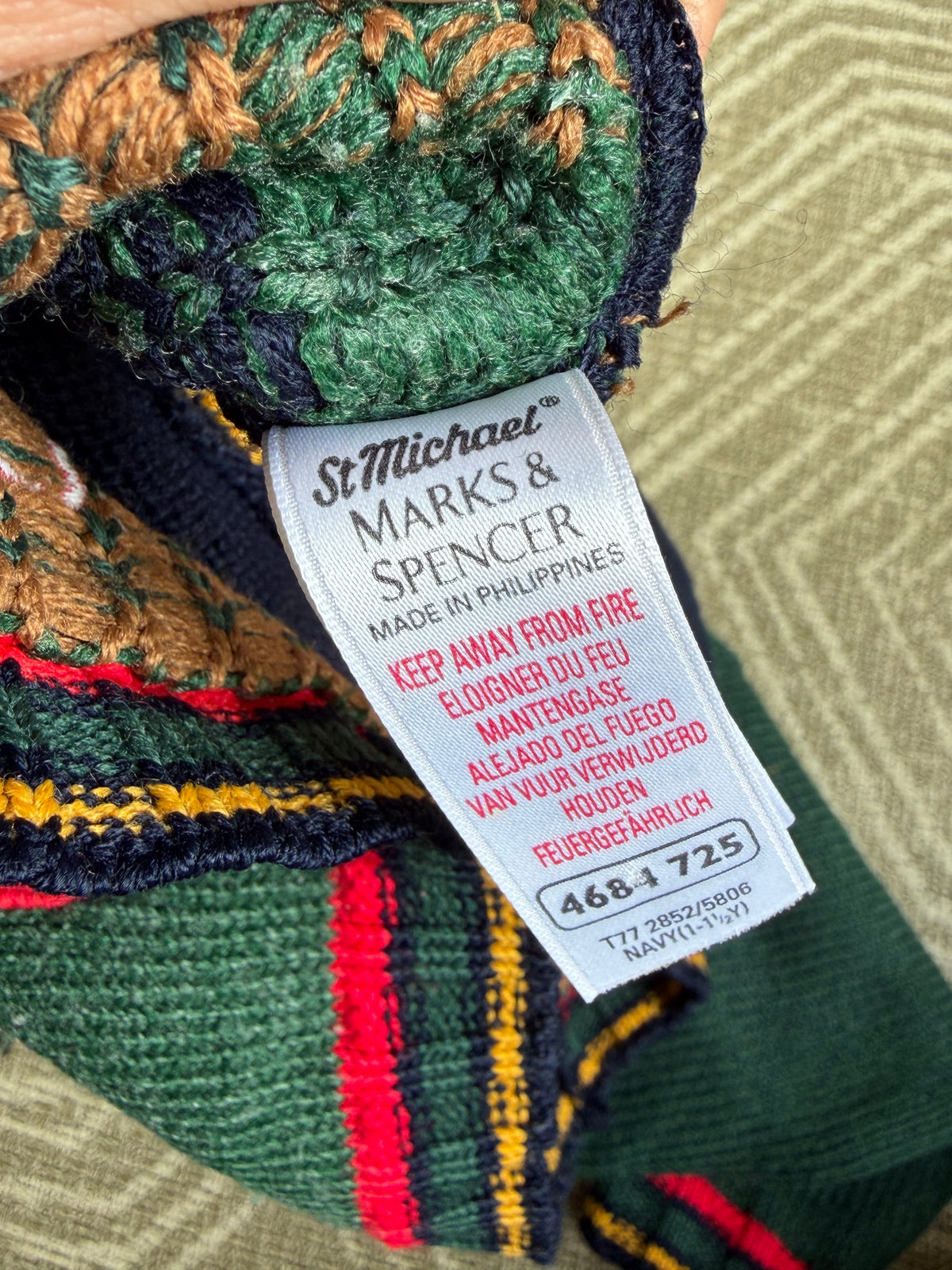 Vintage St Michael’s Winnie the Pooh Knitted Jumper