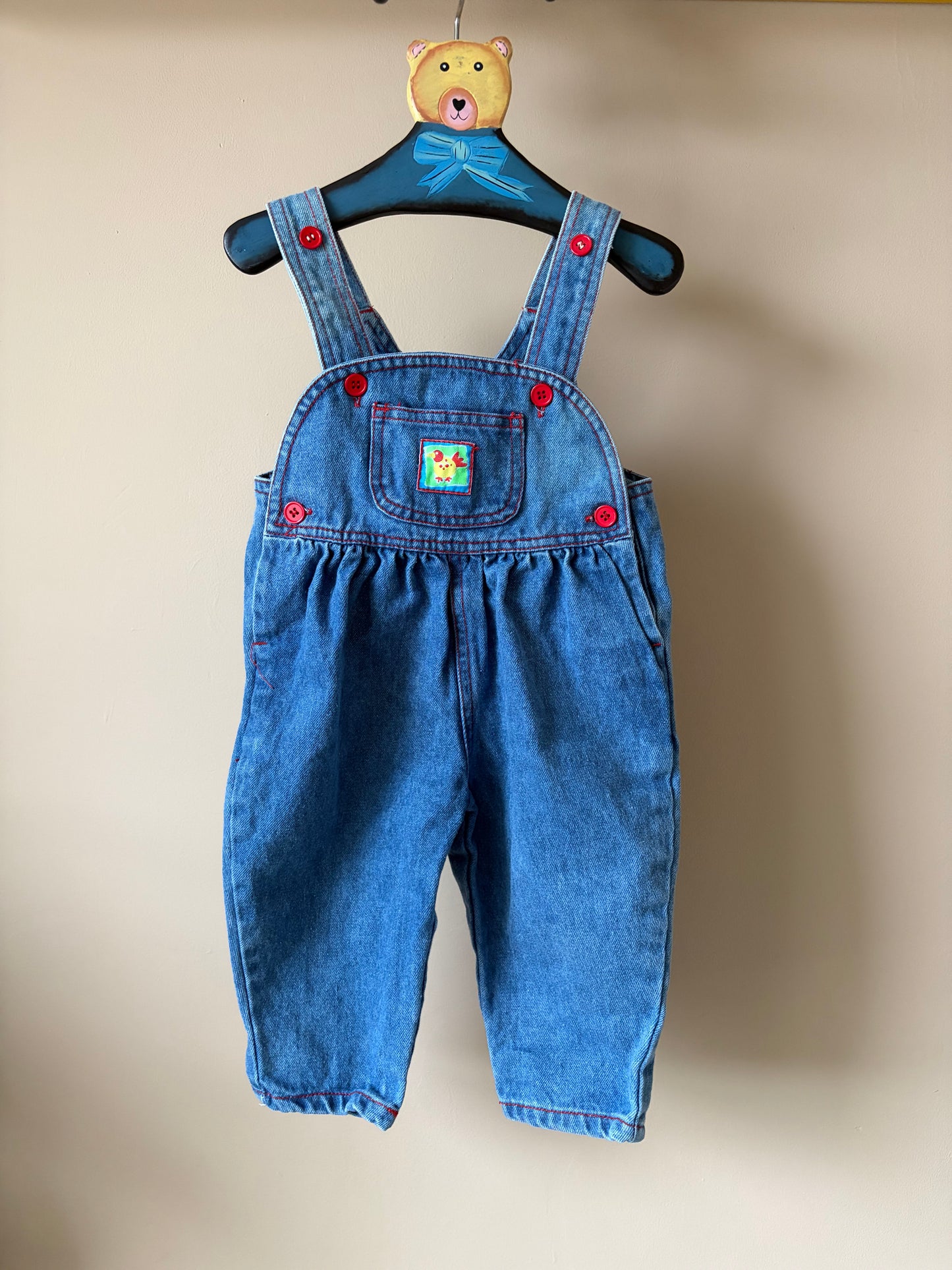 Vintage Adams Dungarees 0-12 Months