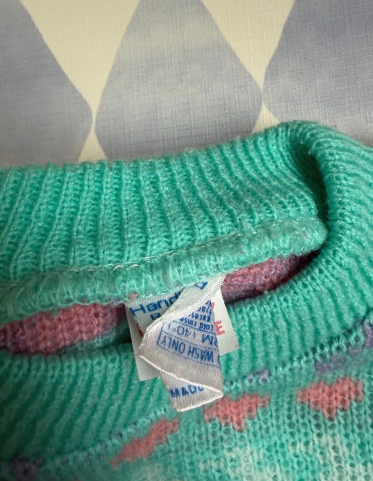Vintage Knitted Jumper 6-12 Months