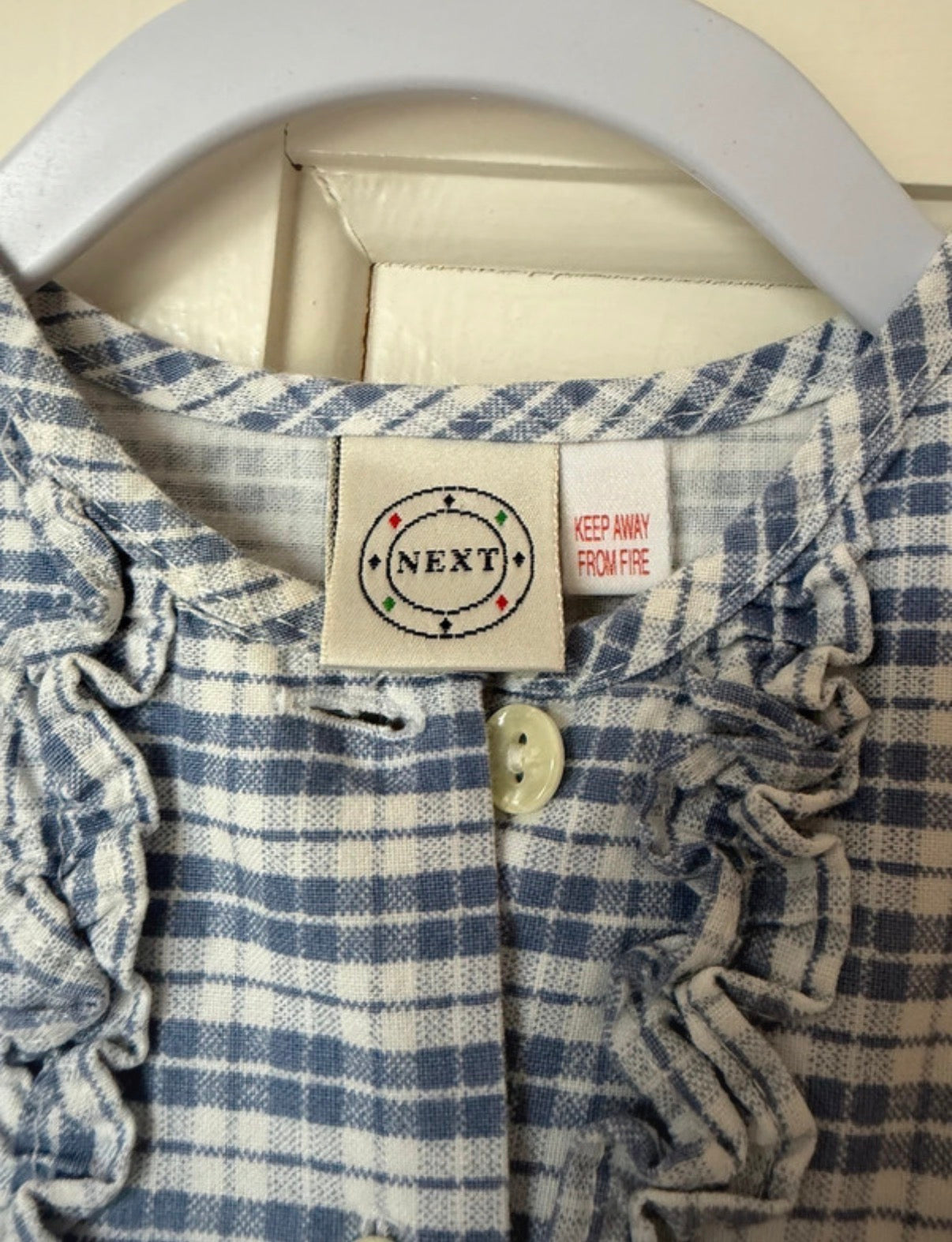 Vintage Gingham Dress 12-18 Months