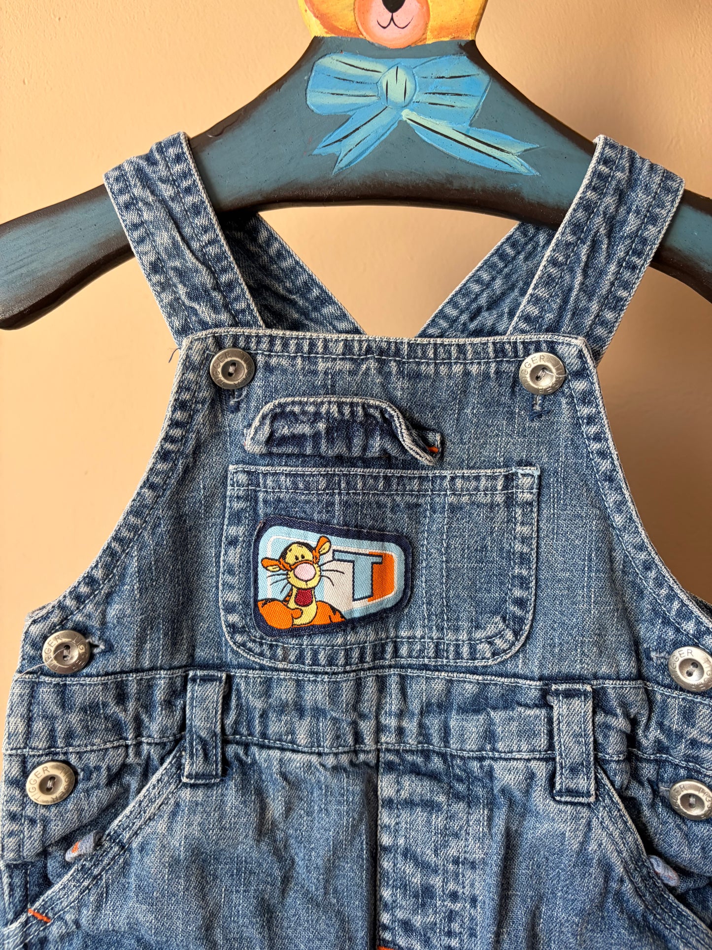 Vintage Tigger Dungarees 3-6 Months