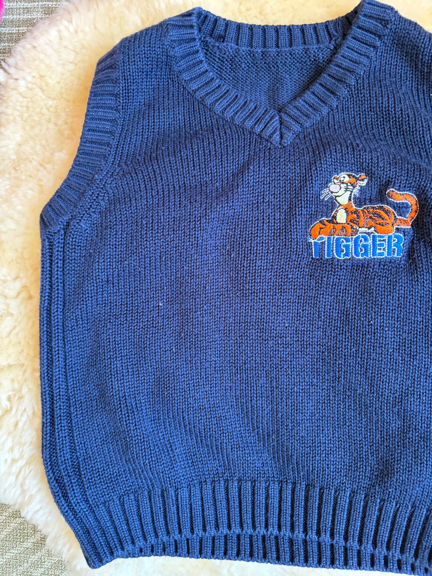 Vintage Winnie the Pooh Tigger Vest 12-18 Months