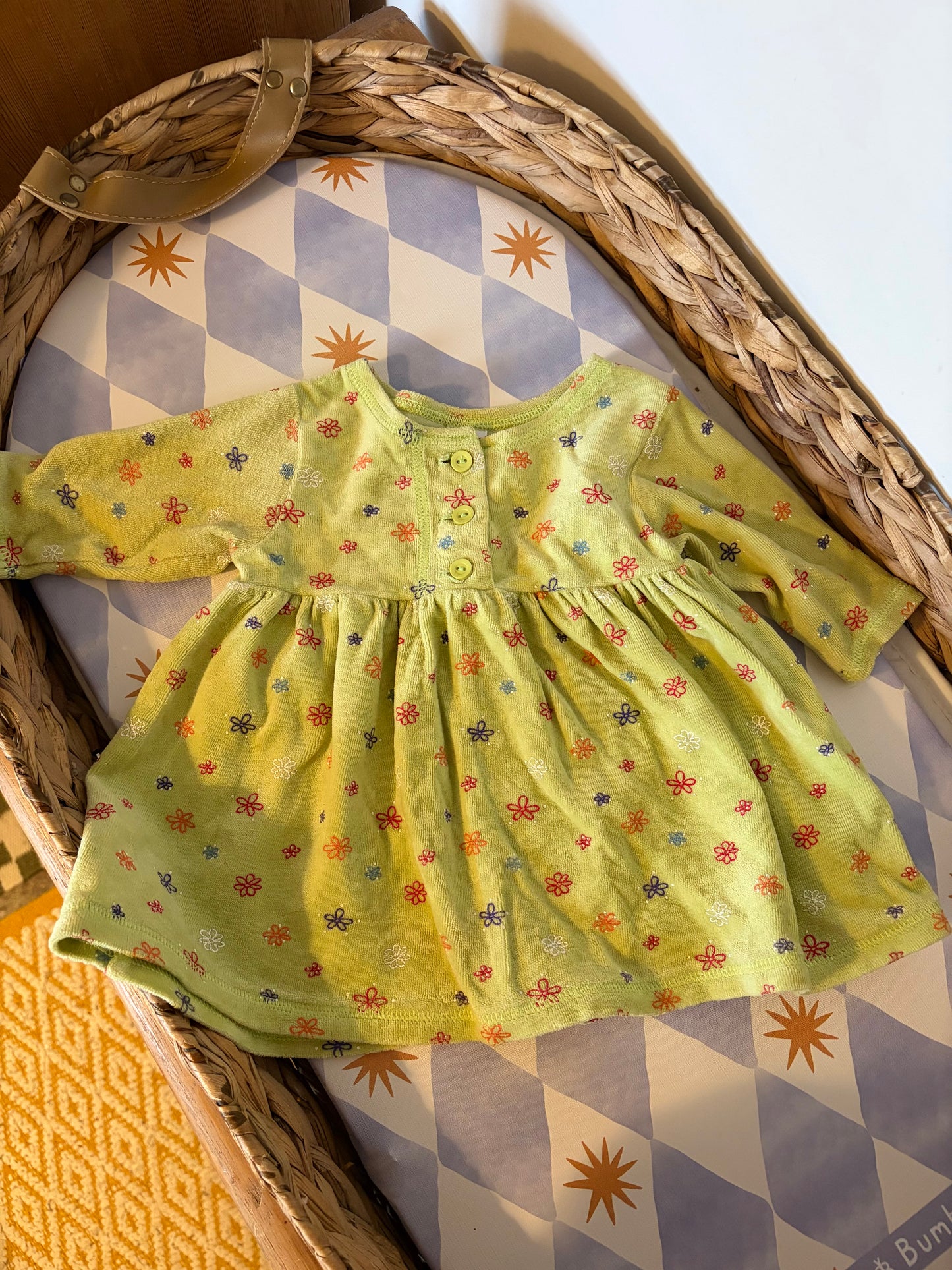 Vintage Adams Floral Dress 3-6 Months