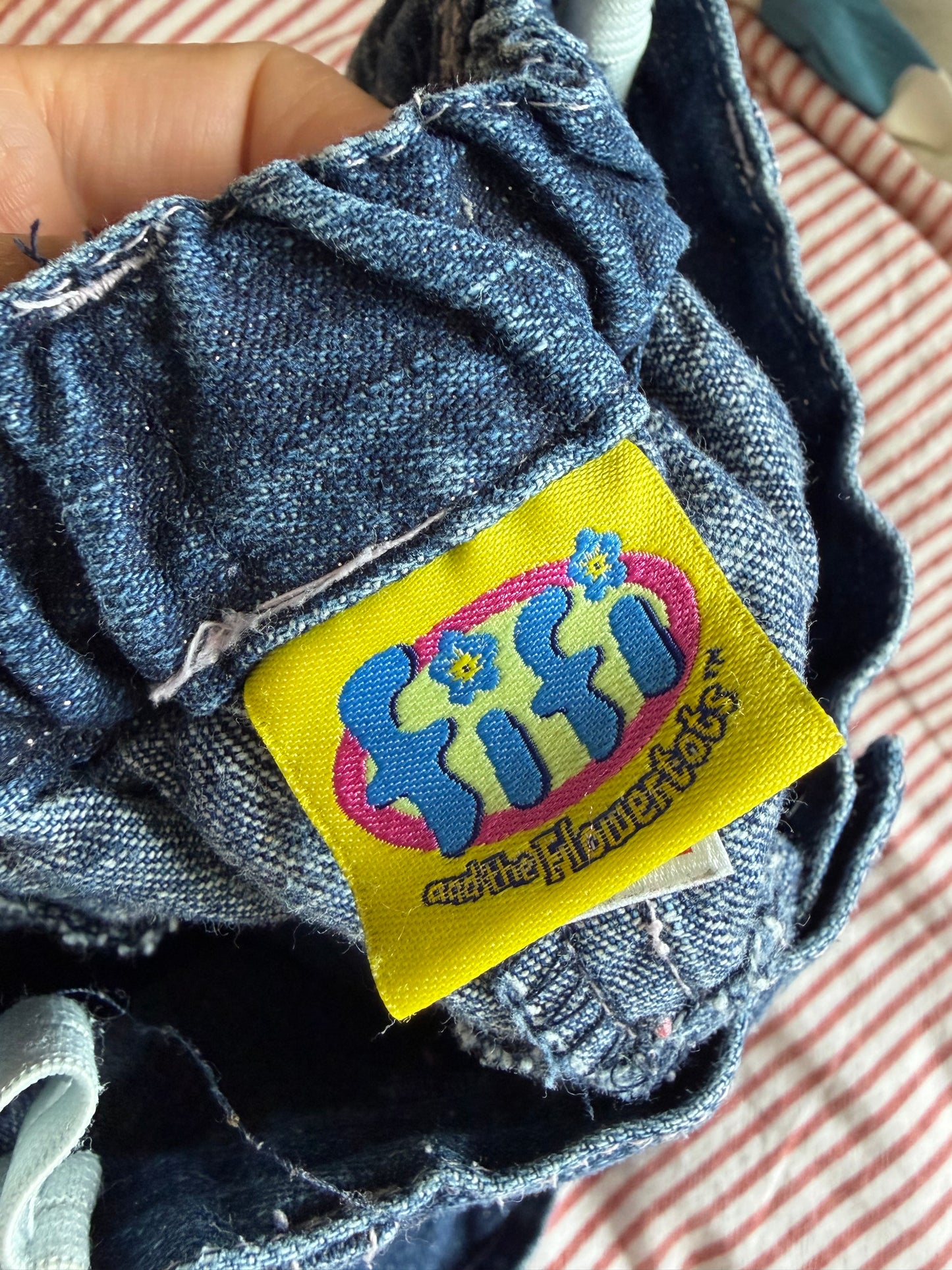 Vintage Y2K FiFi and the Flowertots Denim Skirt 3-4 Years