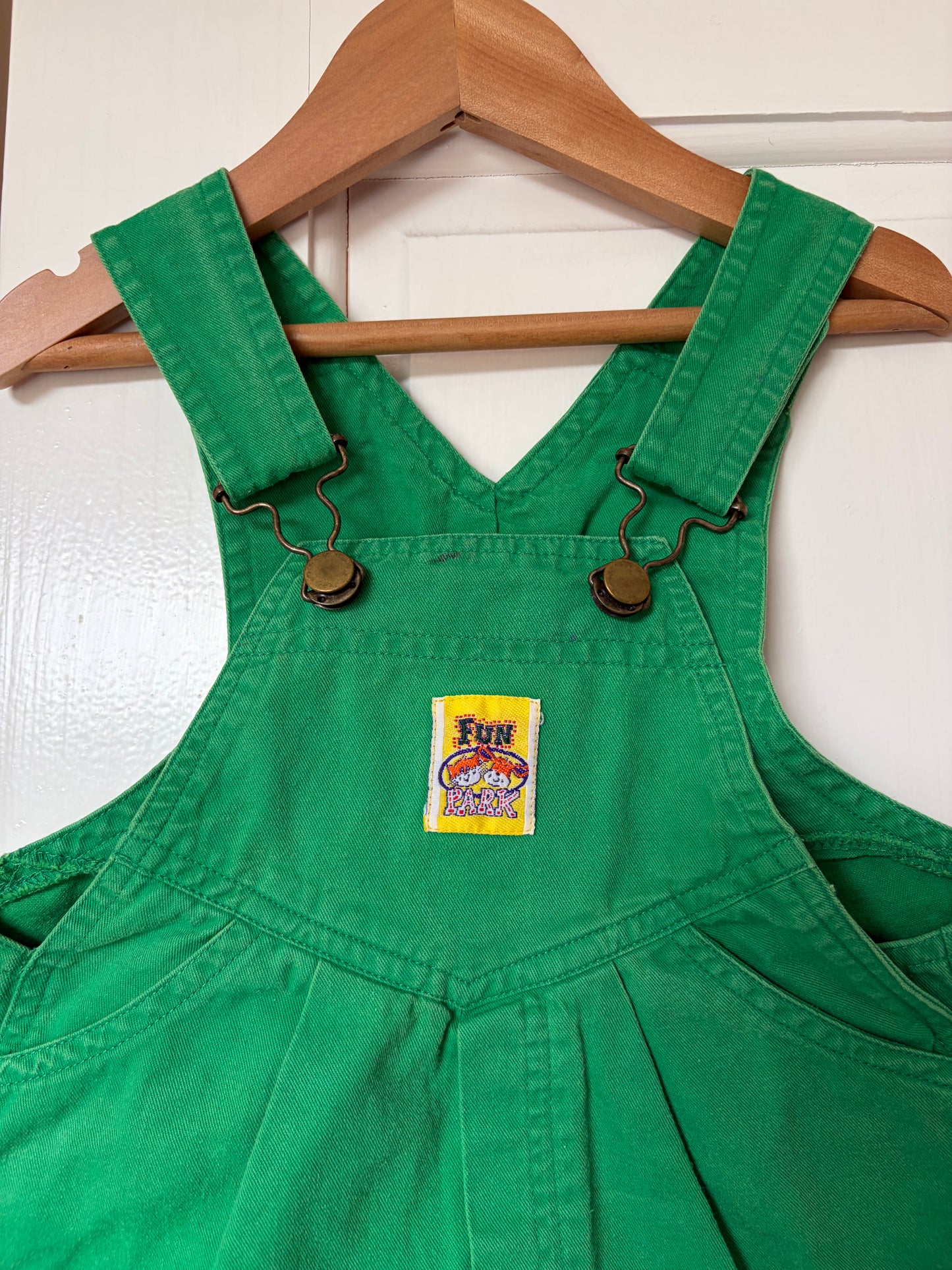 Vintage Wide Leg Flared Shortalls 12-18 MonthS