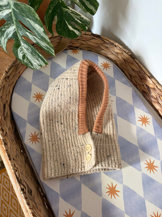 Aspen Knitted Balaclava - Oat