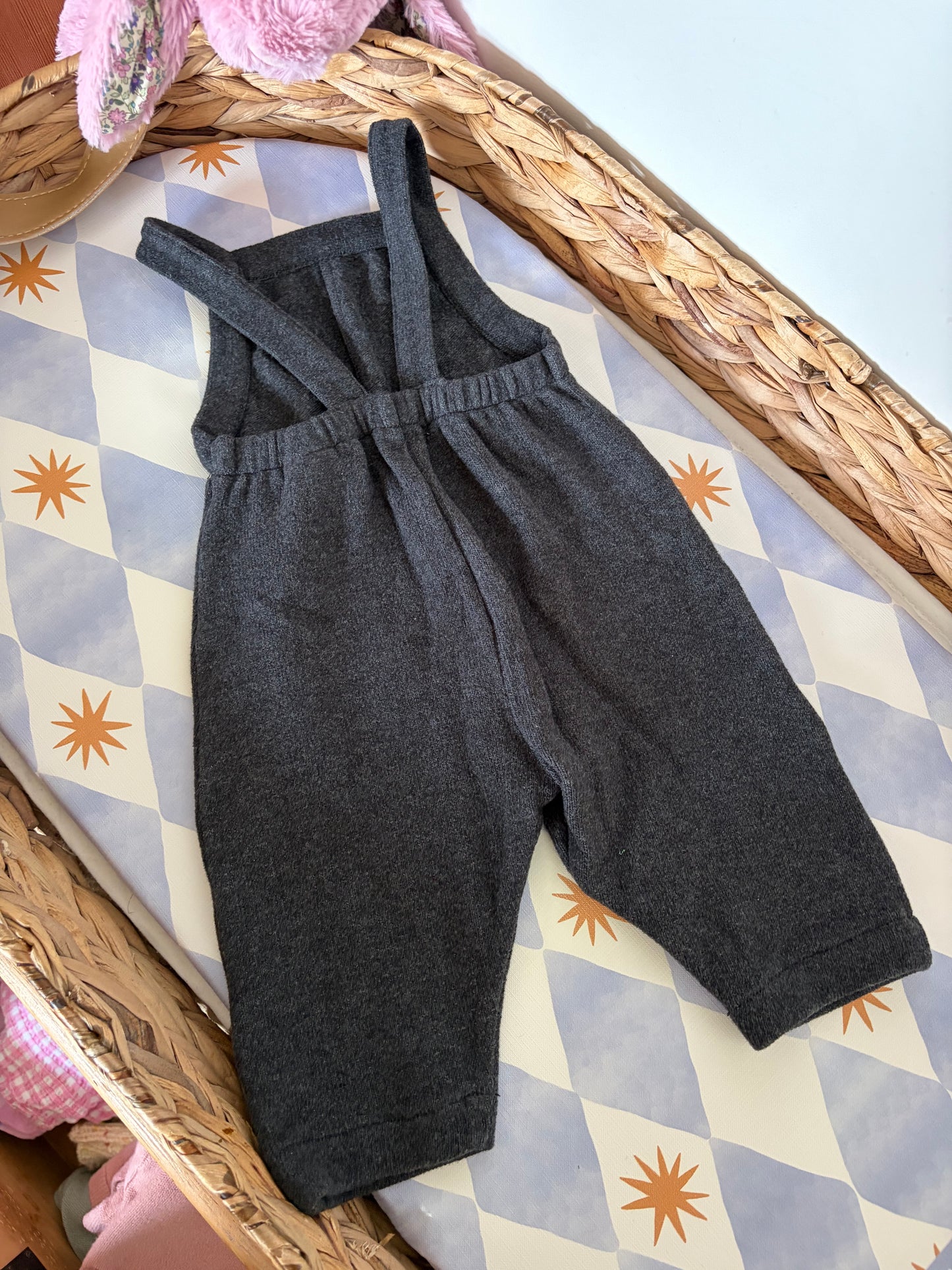 Zara Stretchy Dungarees 3-6 Months
