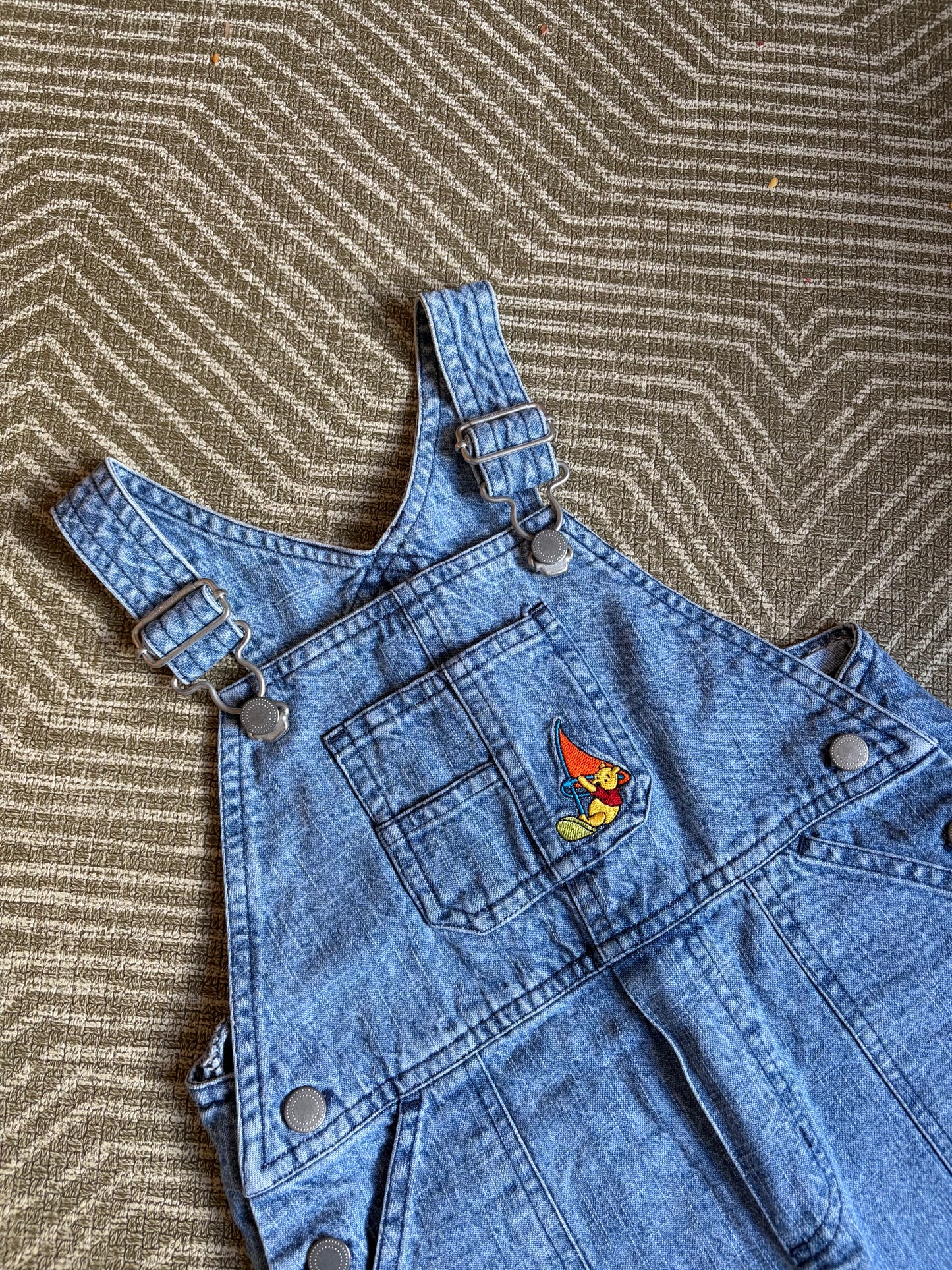 Vintage Disney Winnie the Pooh Shortalls 18-24 Months