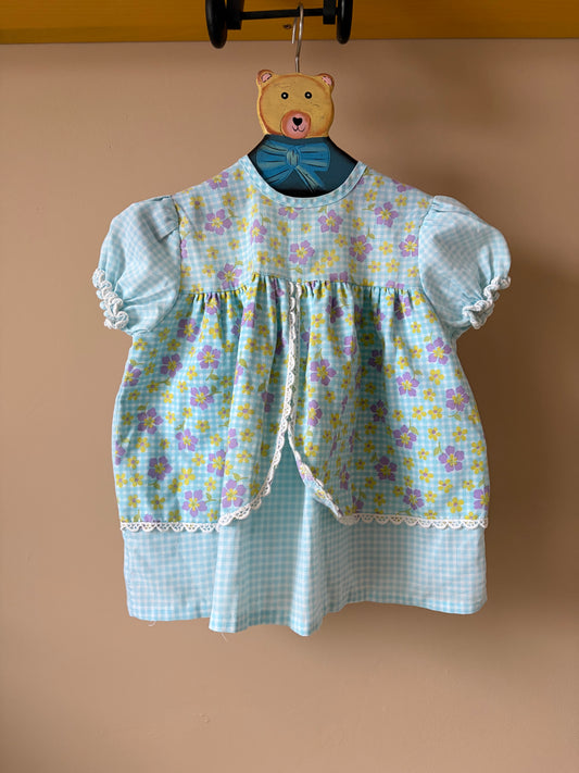 Vintage Ladybird Floral Smock Dress 1 Years