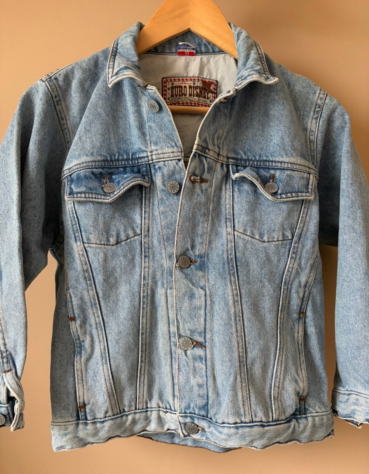 Rare Vintage Euro Disney Denim Jacket - 10-12 Years