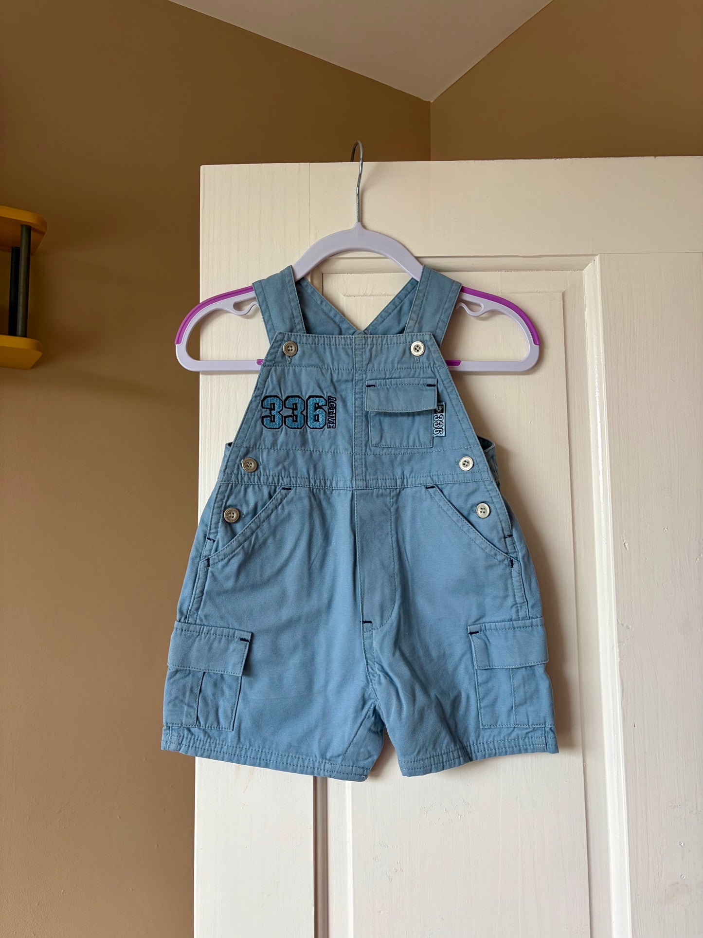Vintage Wide Leg Dungarees 3-6 Months