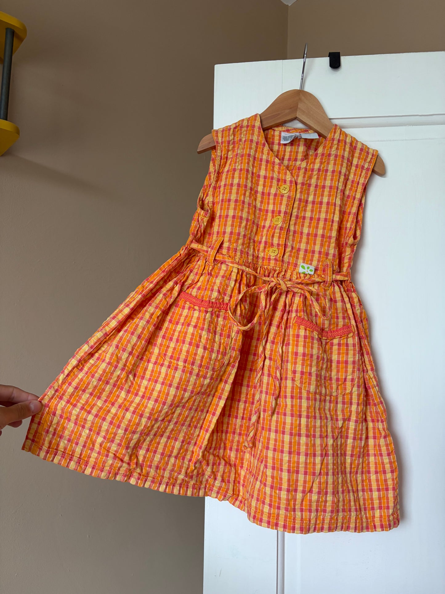 Vintage Plaid Summer Dress 3 Years