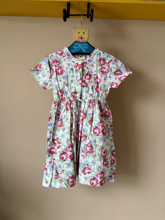 Vintage Adams Floral Dress 18-24 Months