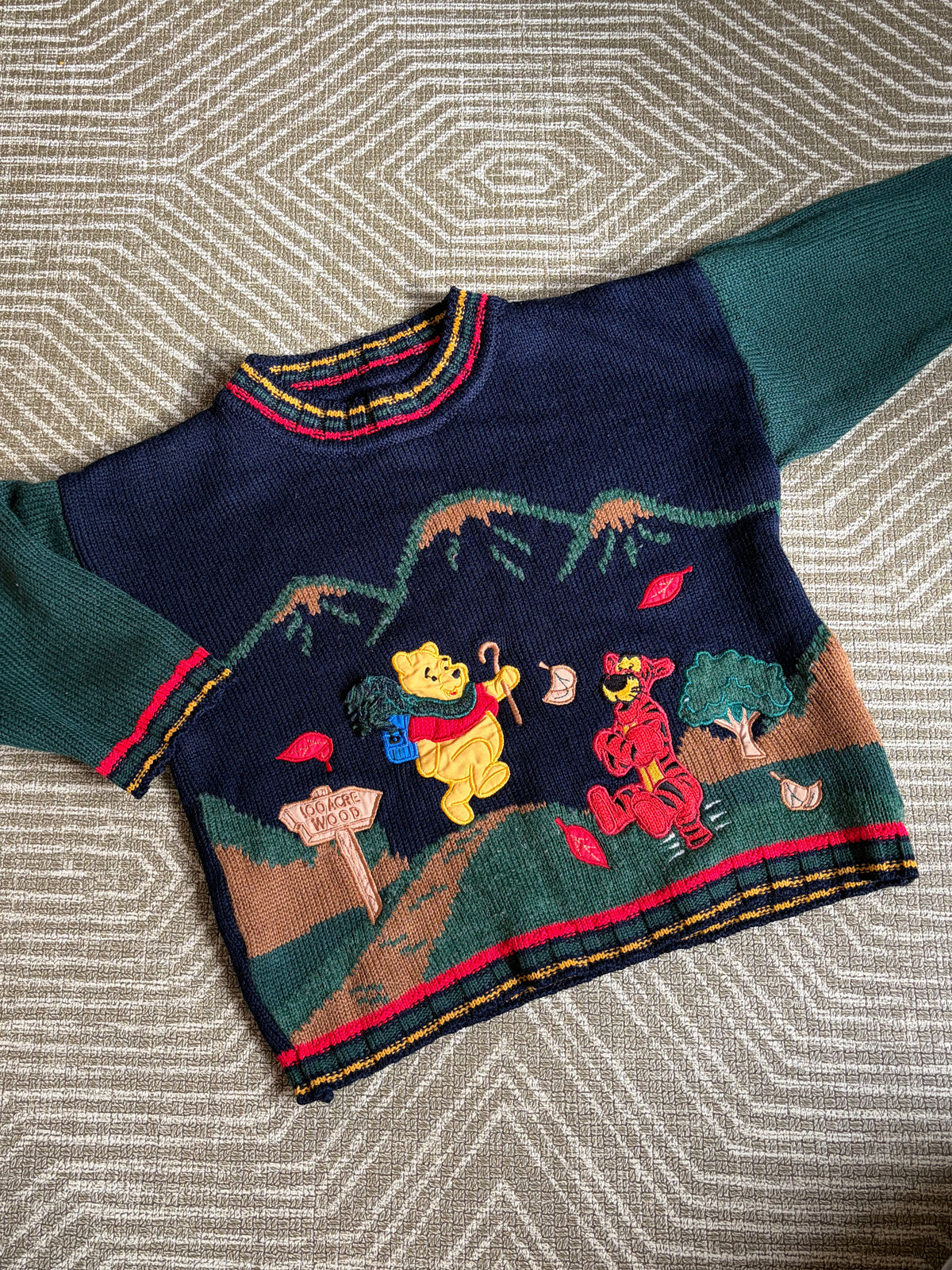 Vintage St Michael’s Winnie the Pooh Knitted Jumper