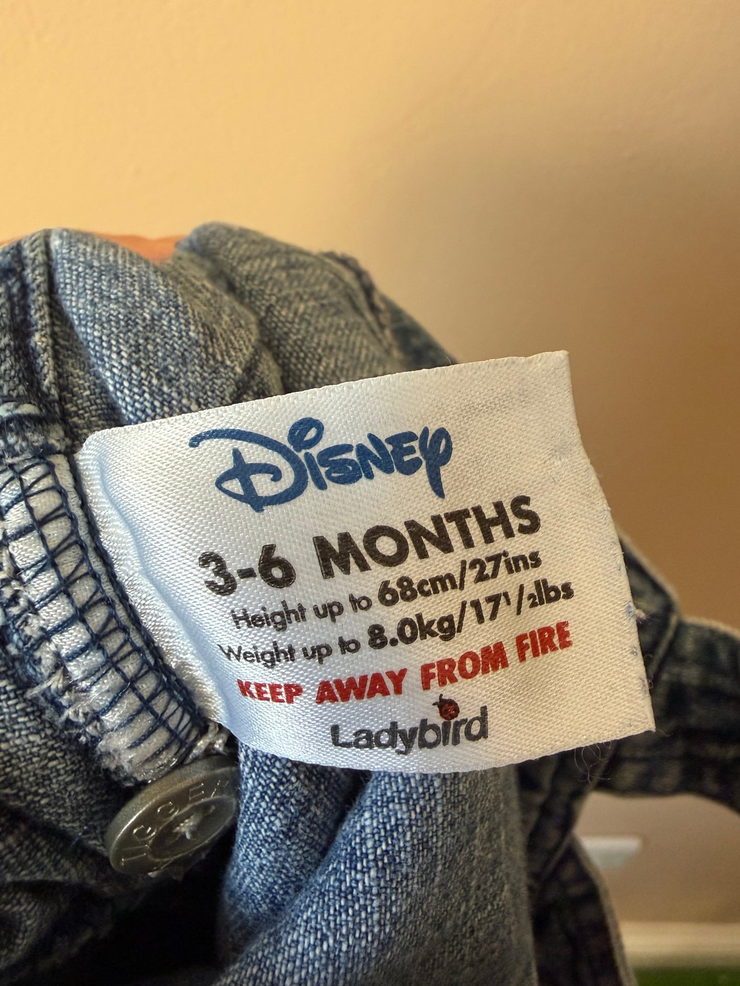 Vintage Tigger Dungarees 3-6 Months