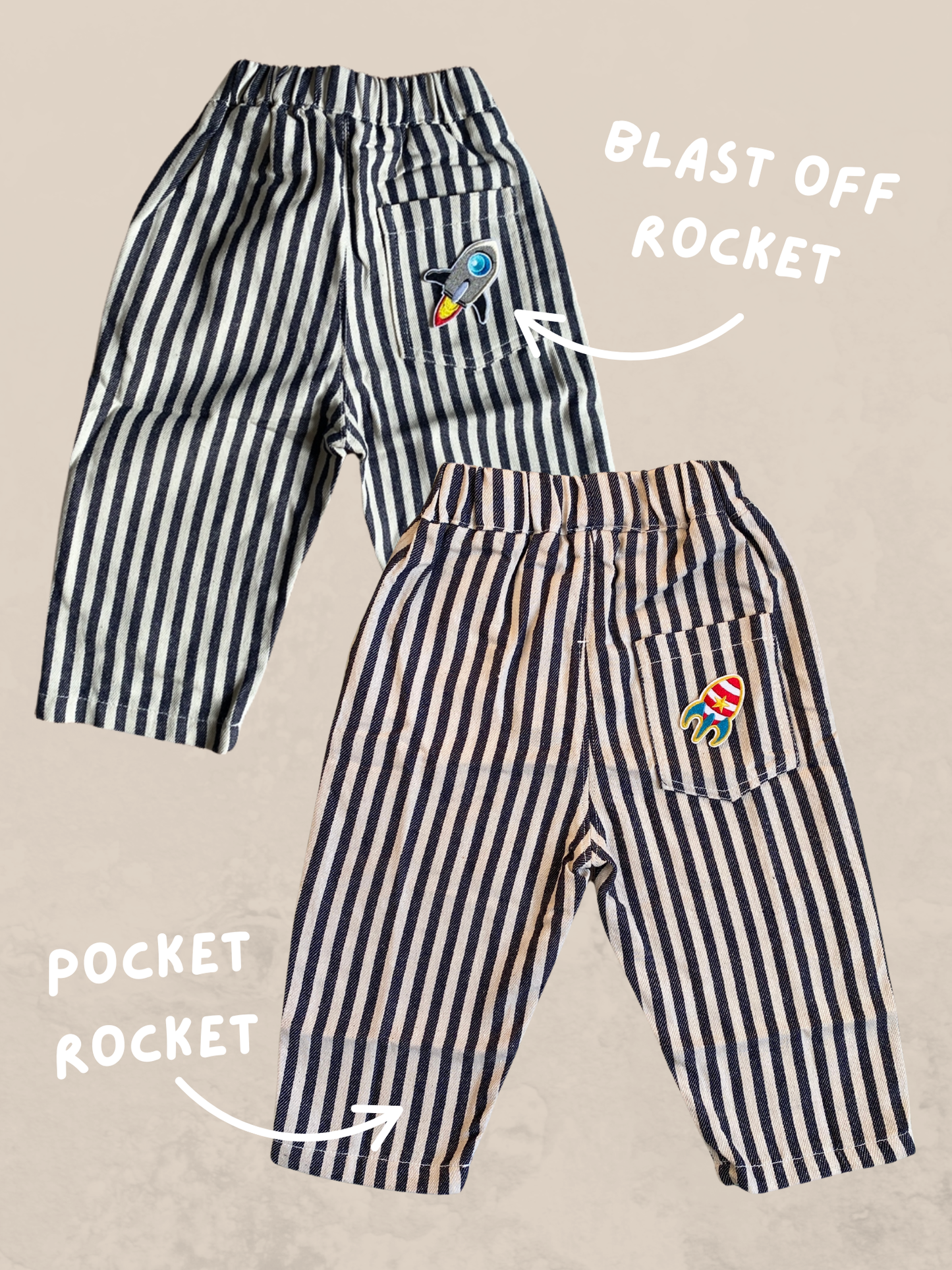 Out of This World Pinstriped Jeans