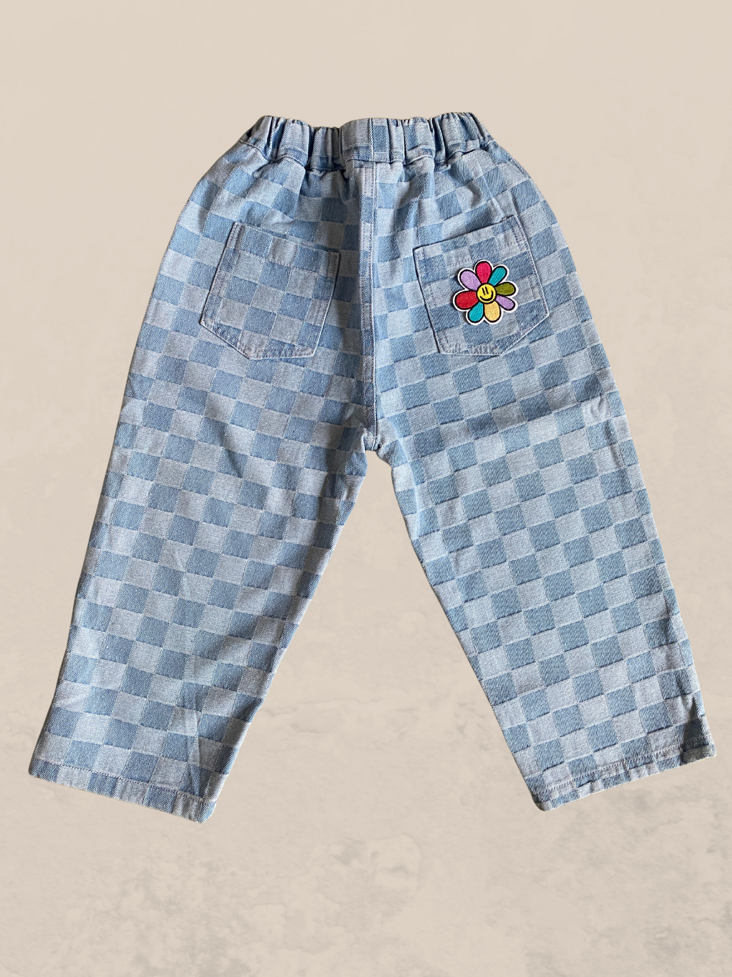 Flora Jeans (Checkerboard/Striped)