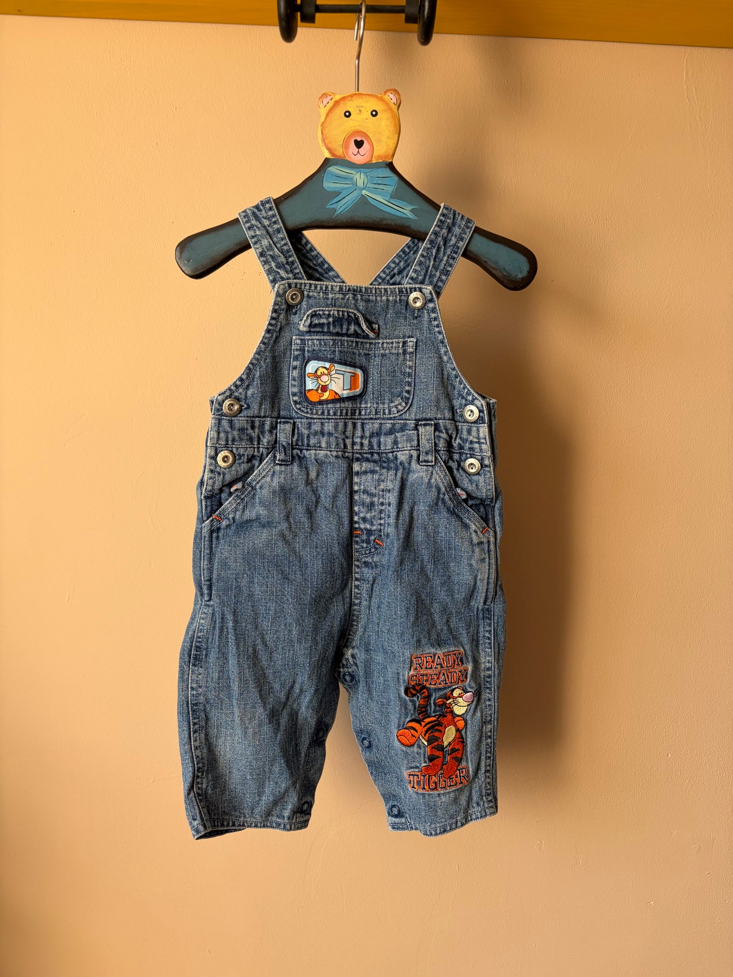 Vintage Tigger Dungarees 3-6 Months