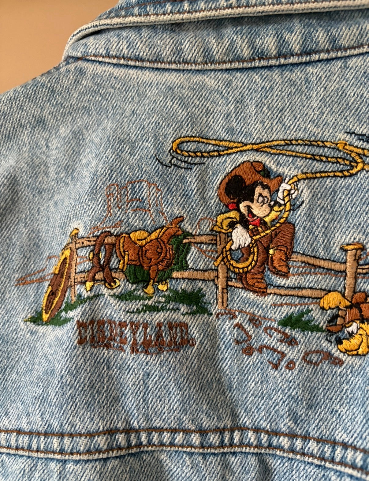 Rare Vintage Euro Disney Denim Jacket - 10-12 Years
