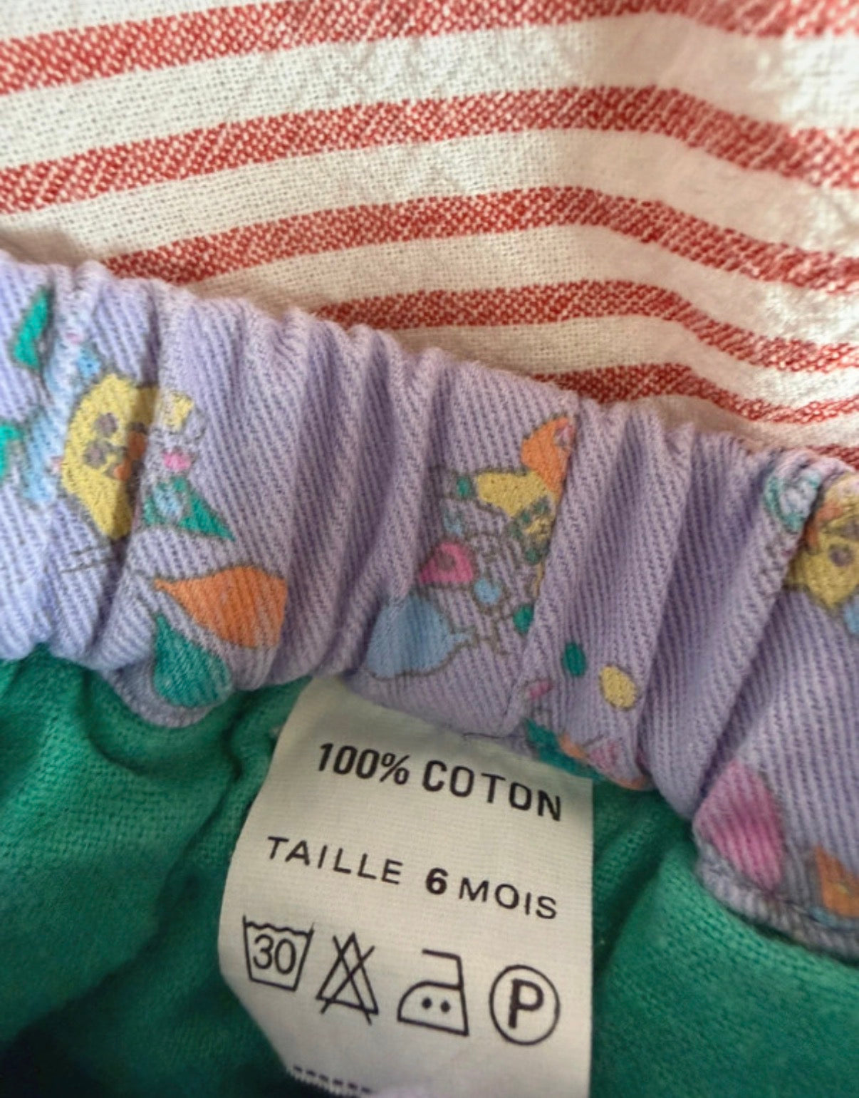Vintage Balloon Fit Padded Trousers 6 Months