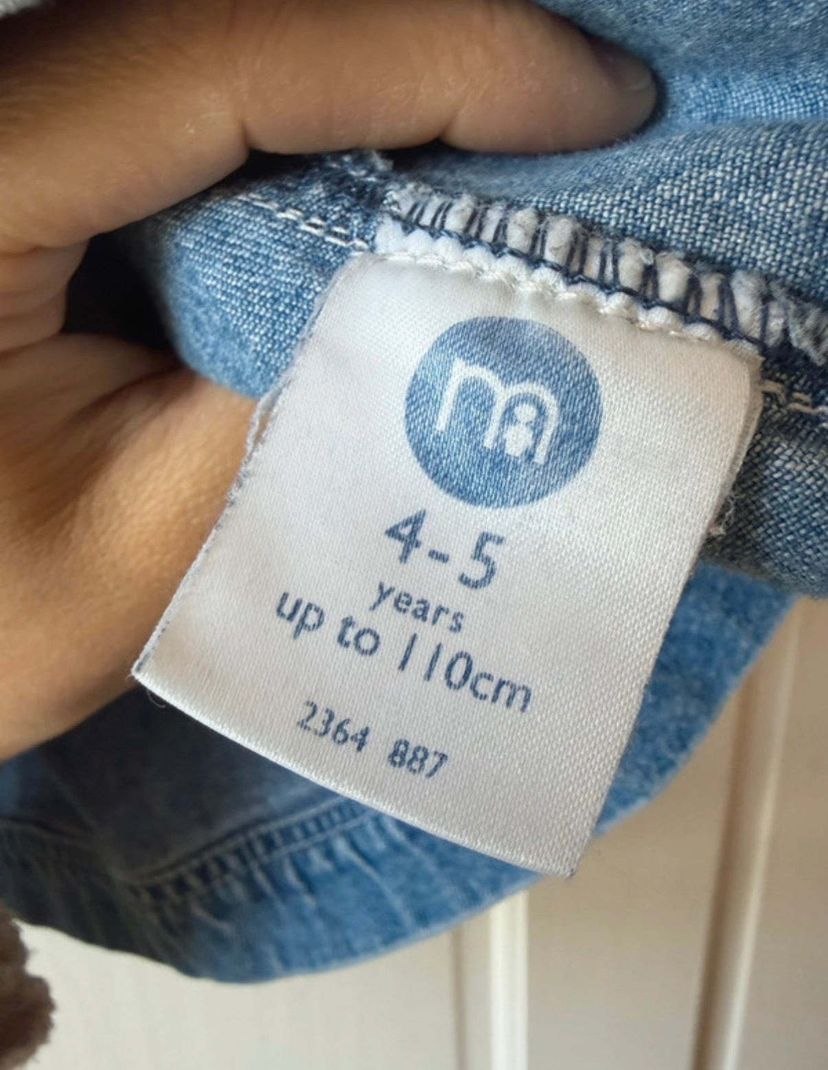Vintage Mothercare Denim Pinafore Dress