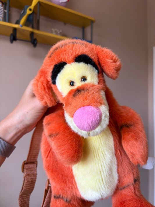 Vintage Winnie the Pooh Tigger Plush Disney Backpack