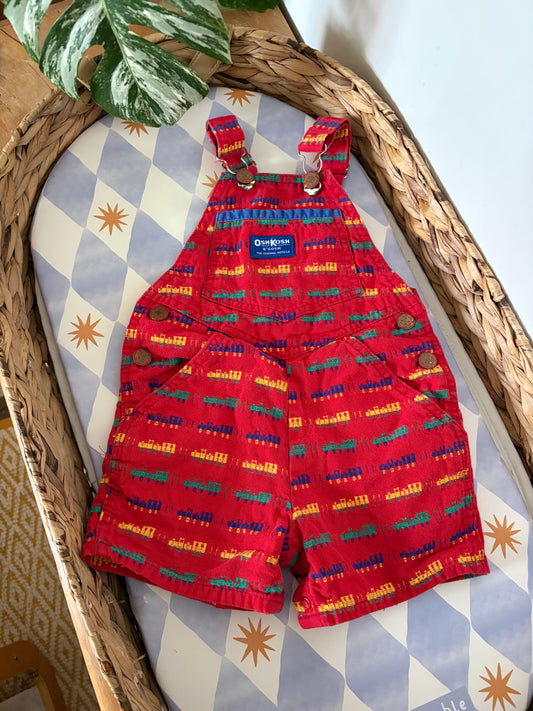 Vintage OshKosh Train Shortalls