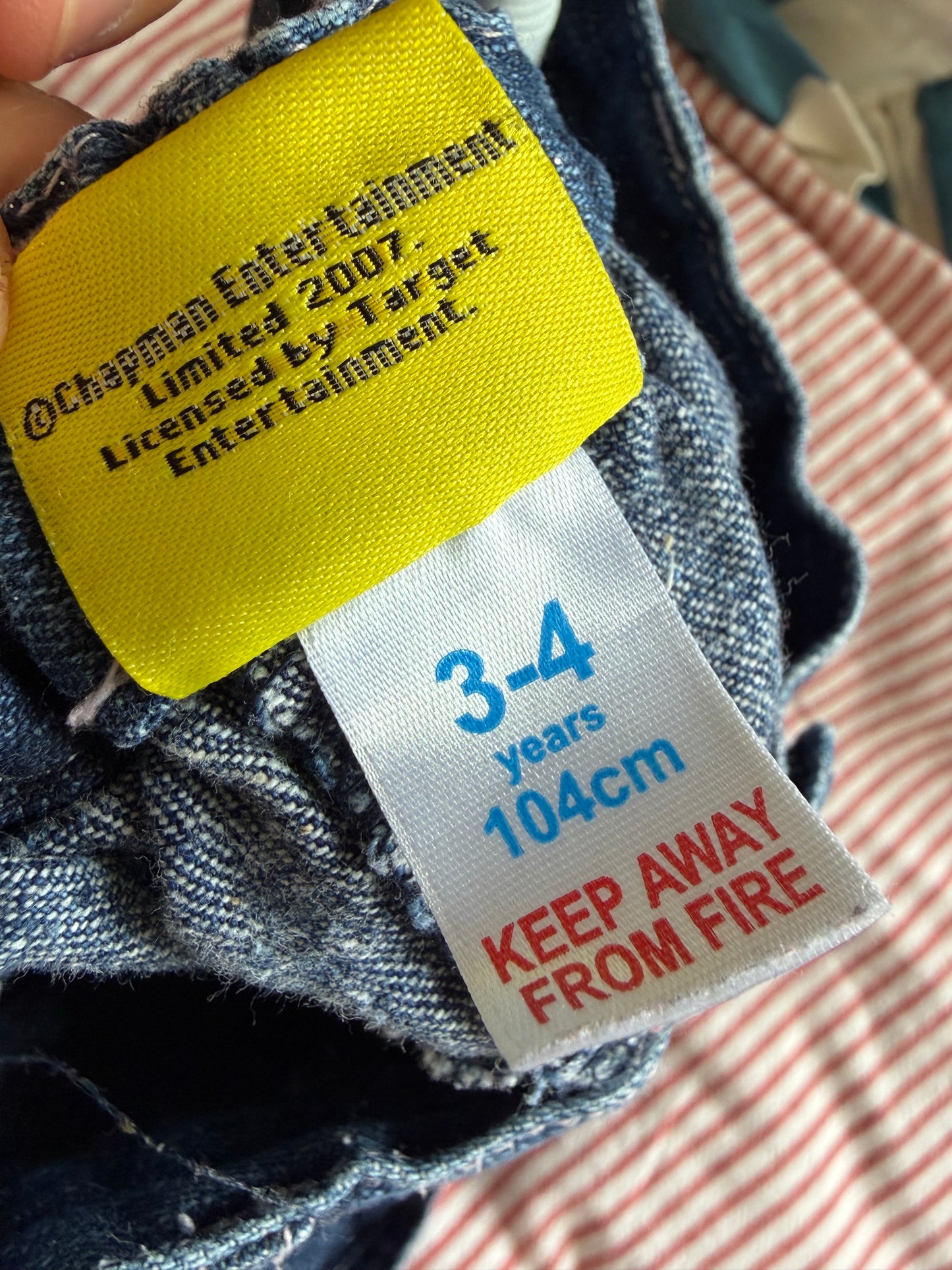 Vintage Y2K FiFi and the Flowertots Denim Skirt 3-4 Years