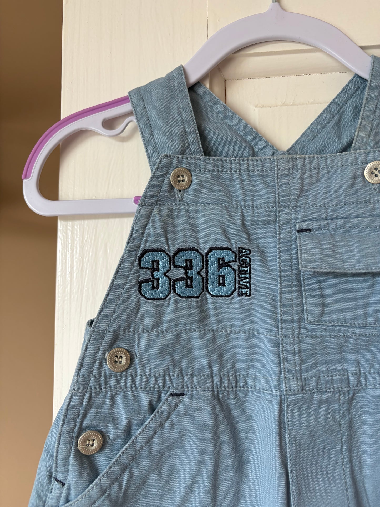 Vintage Wide Leg Dungarees 3-6 Months