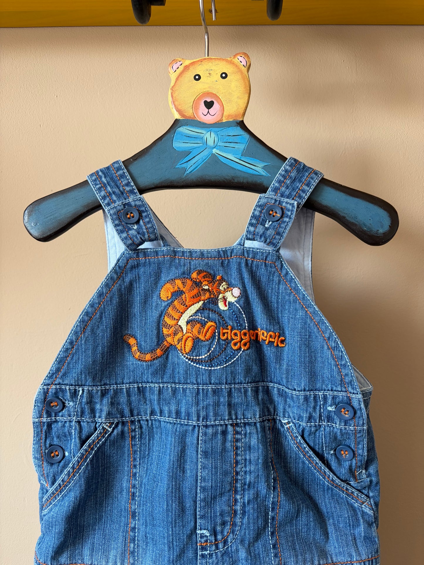 Vintage Tigger Dungarees 0-3 Months