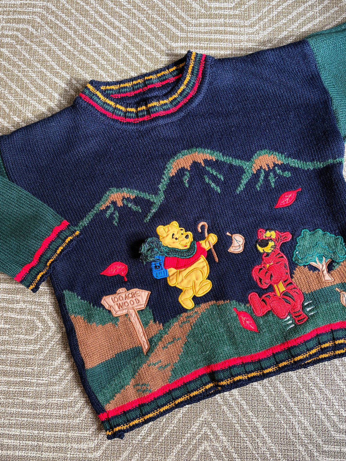 Vintage St Michael’s Winnie the Pooh Knitted Jumper