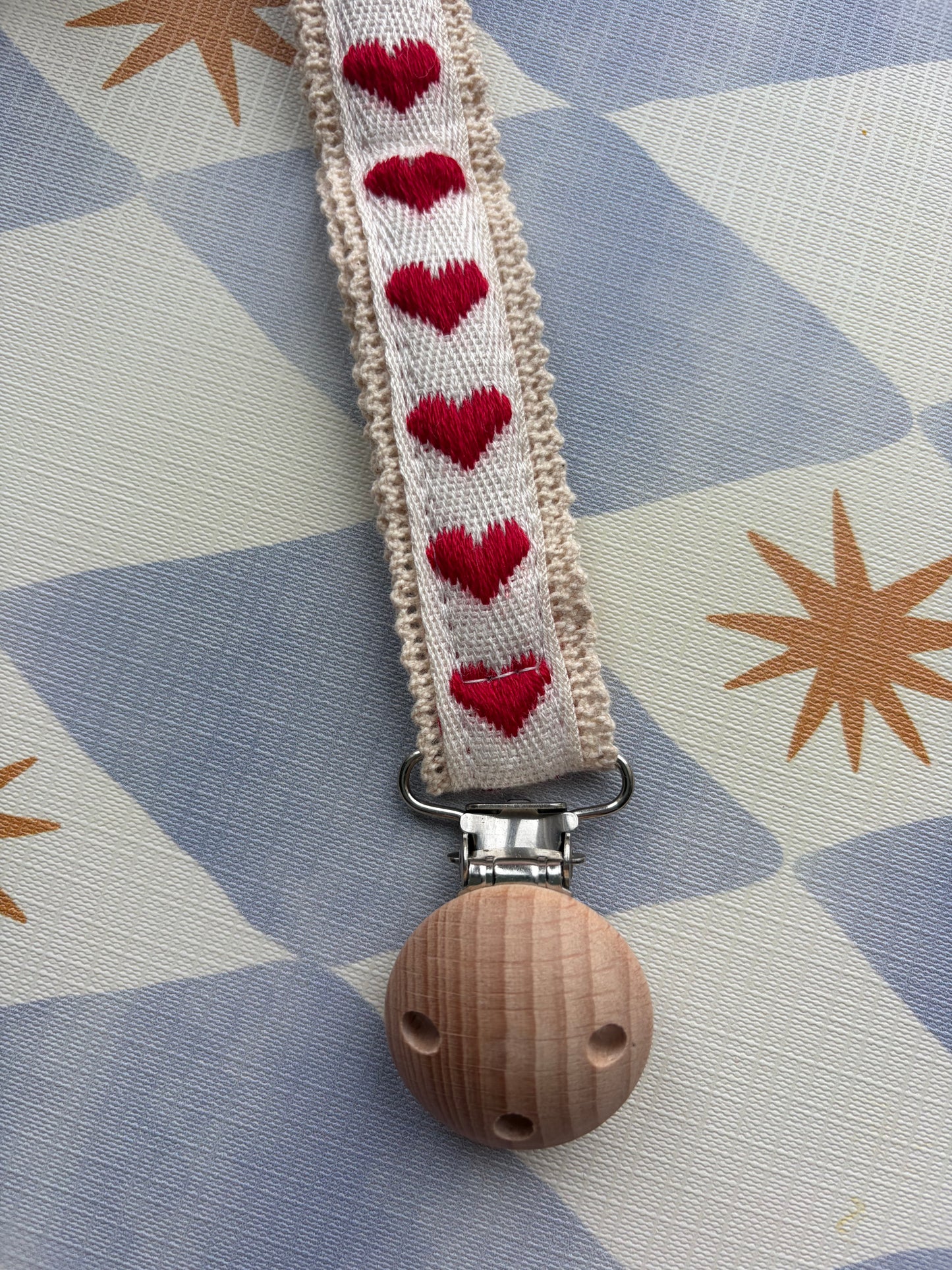 Embroidered Dummy Clip Sweetheart