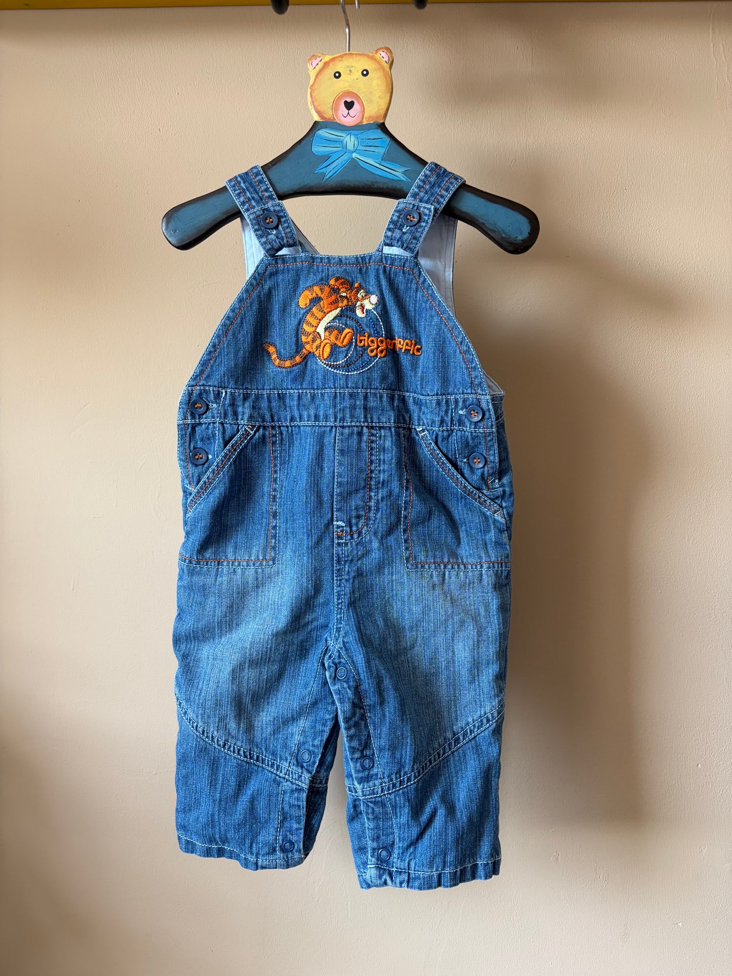 Vintage Tigger Dungarees 0-3 Months