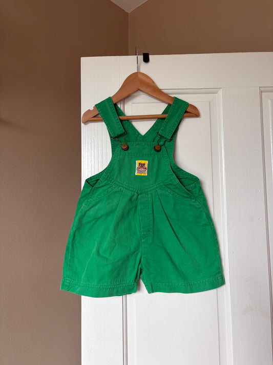 Vintage Wide Leg Flared Shortalls 12-18 MonthS