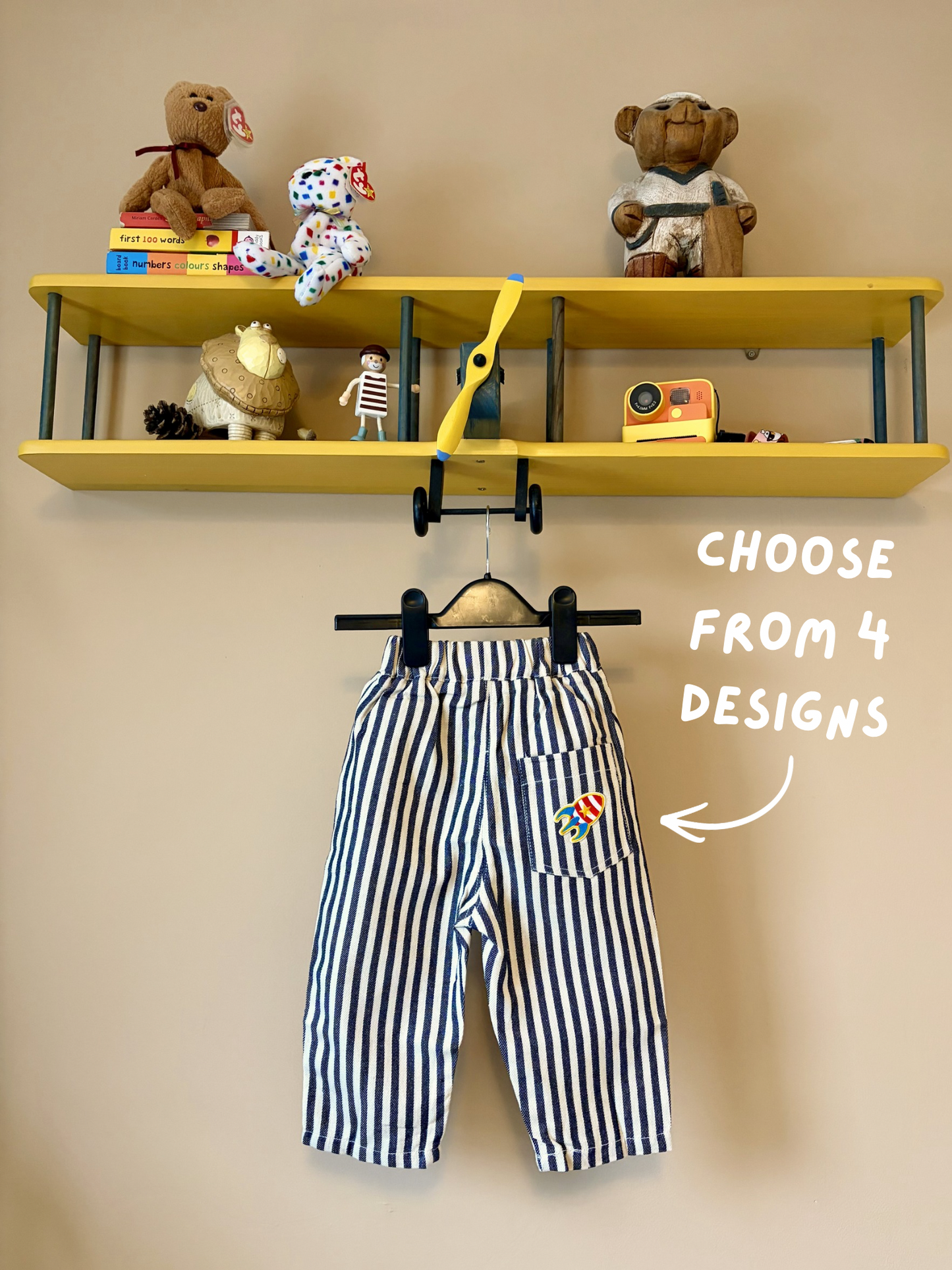 Striped Wide Leg Trousers