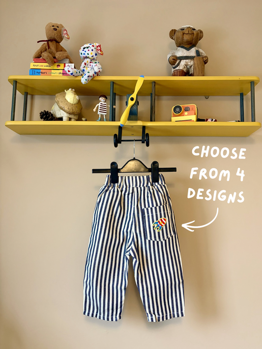 Striped Wide Leg Trousers
